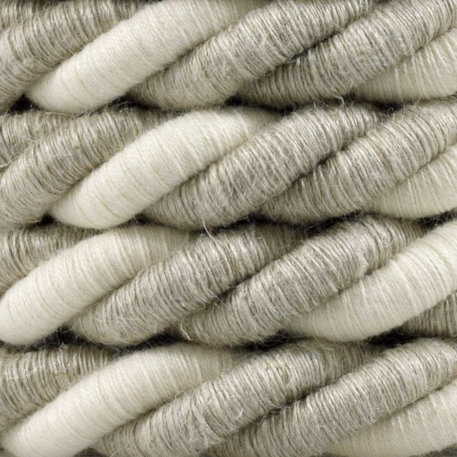 3x0.75 electrical cord covered in natural linen and raw cotton