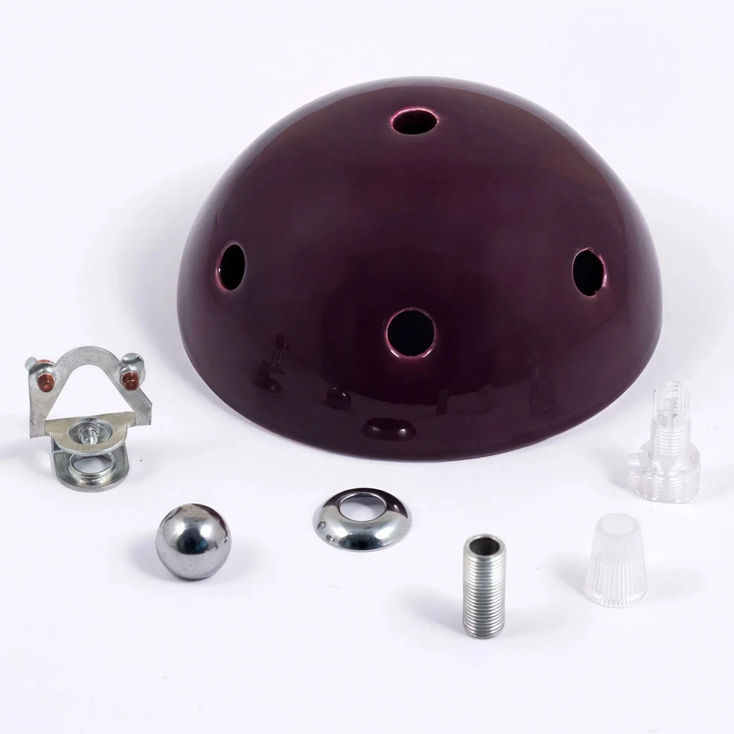 6-hole ceramic ceiling canopy kit - Purple - Image 3