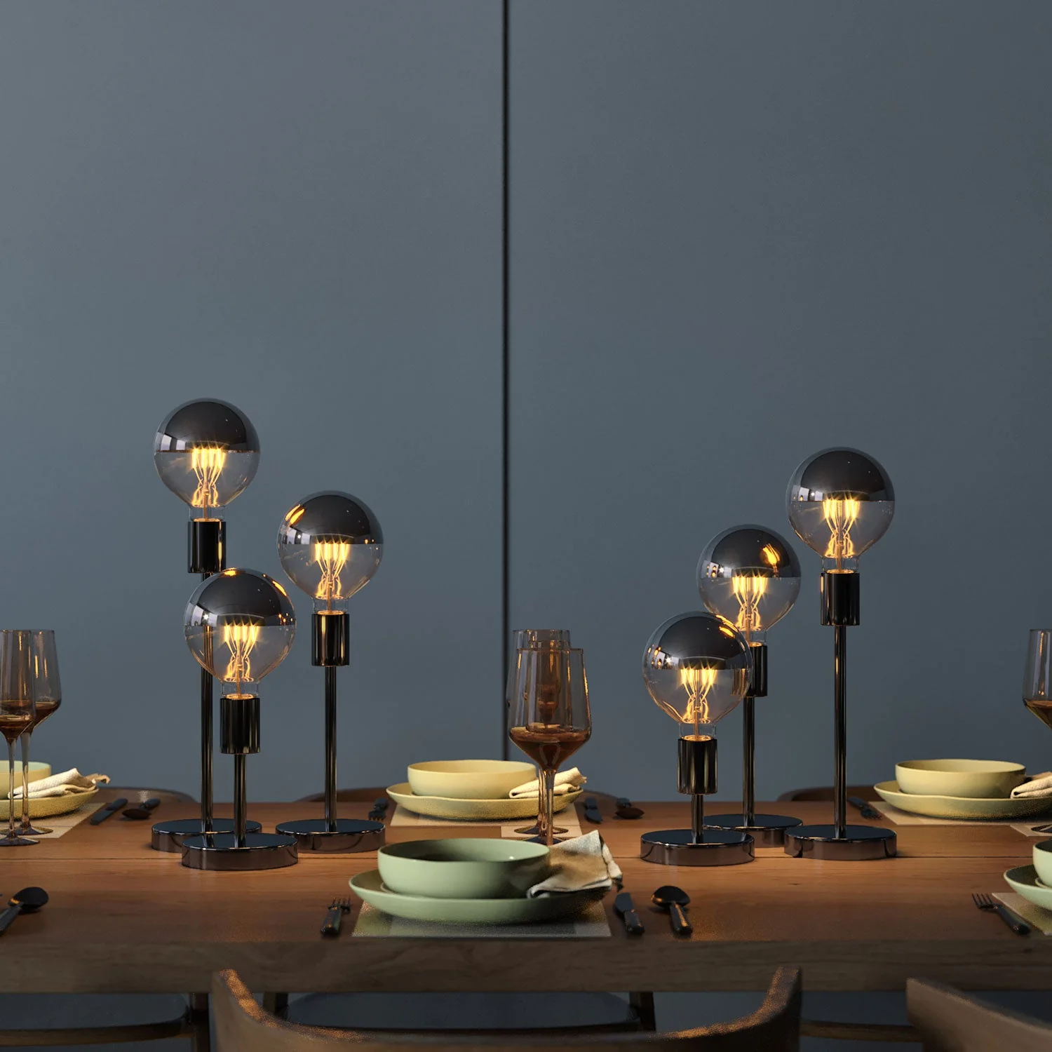 Alzaluce - Metal table lamp - Pearl black - Image 2