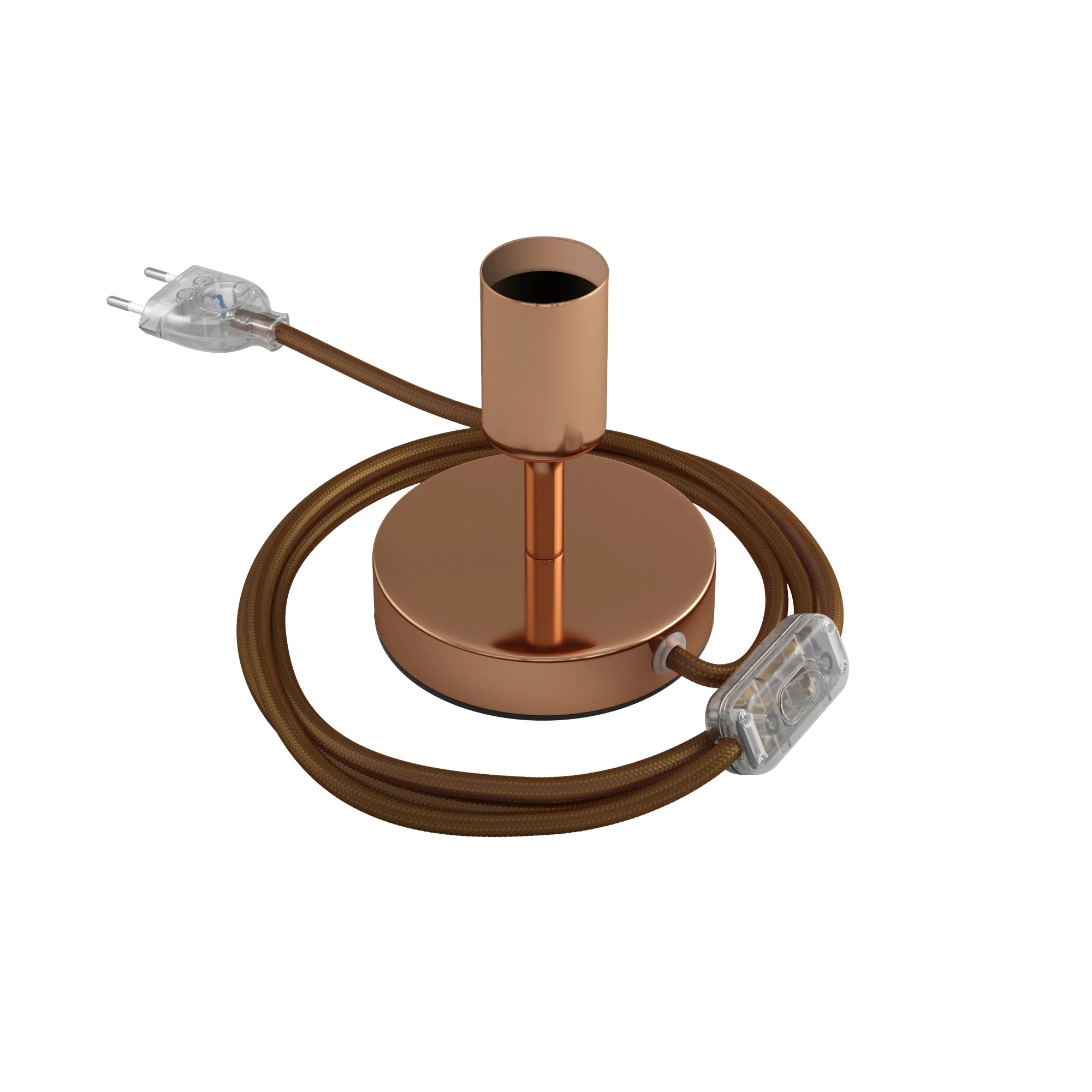 Alzaluce – Metal table lamp – Copper