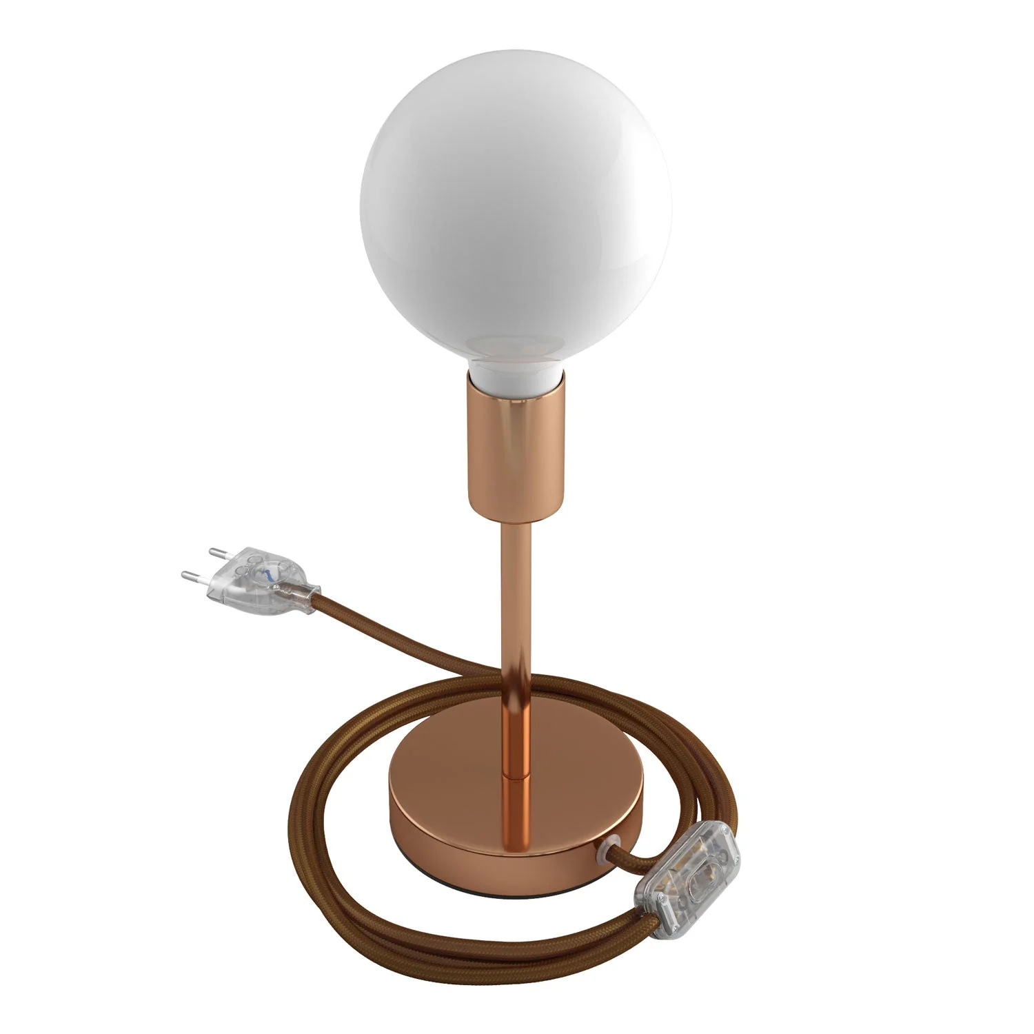 Alzaluce – Metal table lamp – Copper - Image 6
