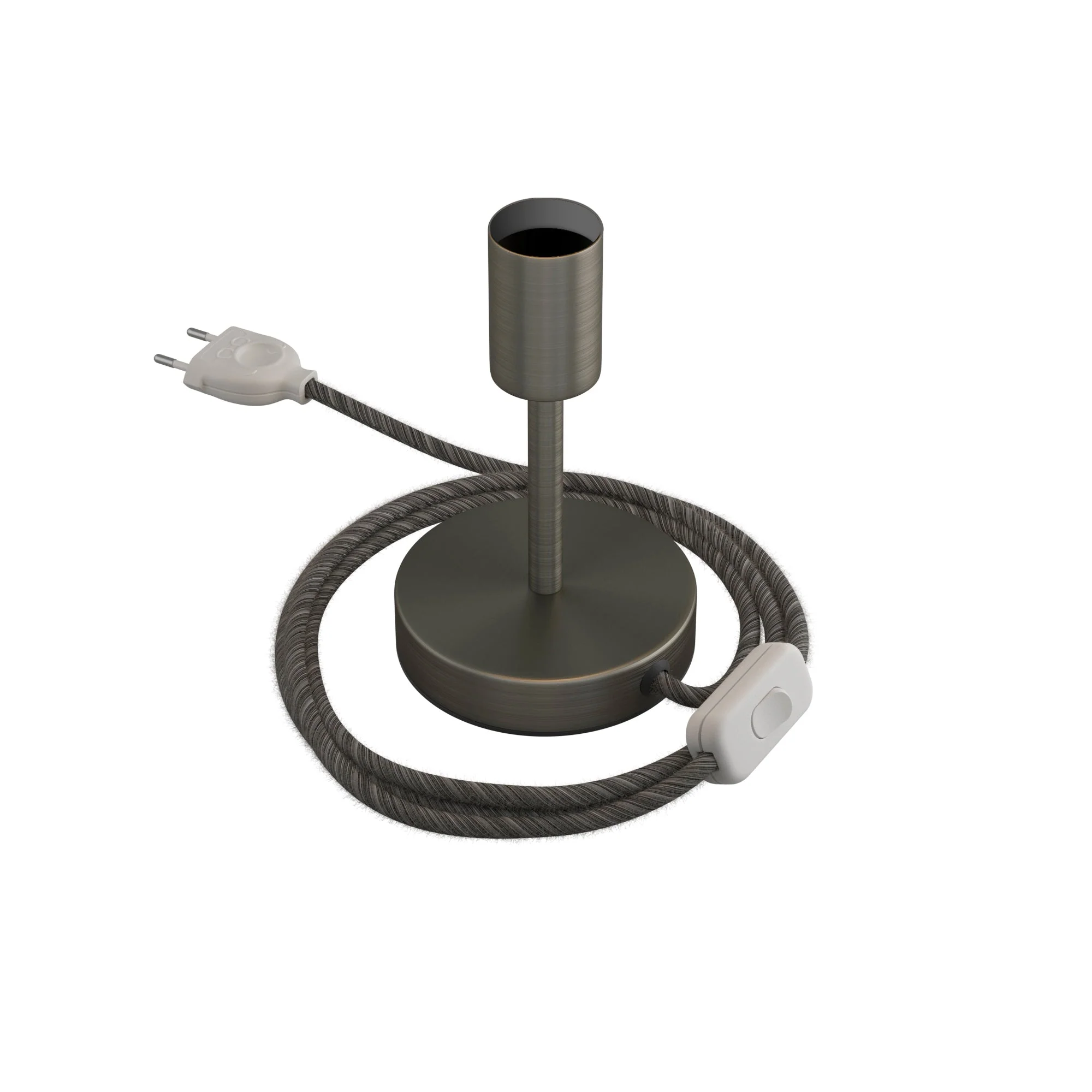 Alzaluce - Table lamp in metal - Satin titanium - Image 5