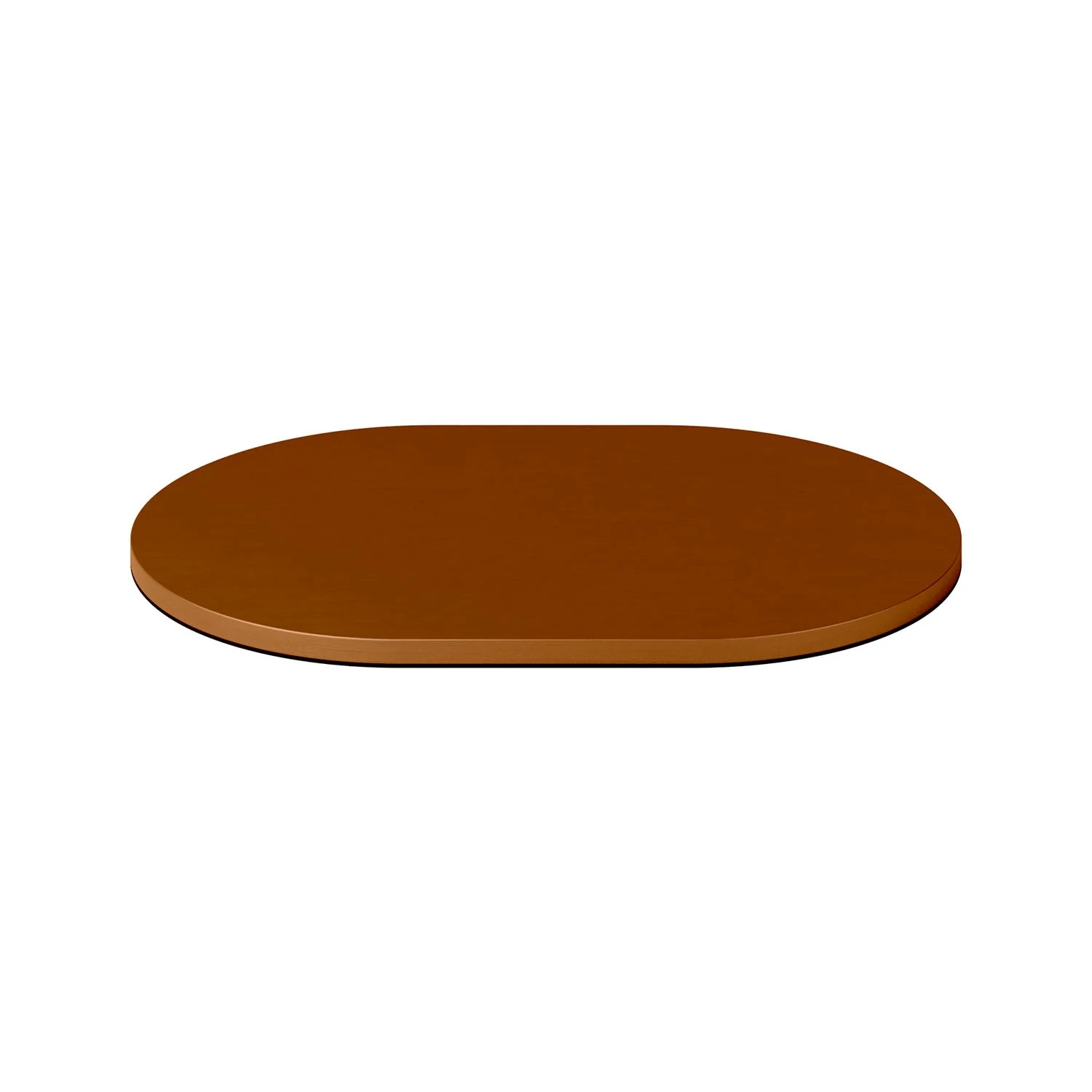 Oval metal base for MAG-Y table lamp - Satin copper