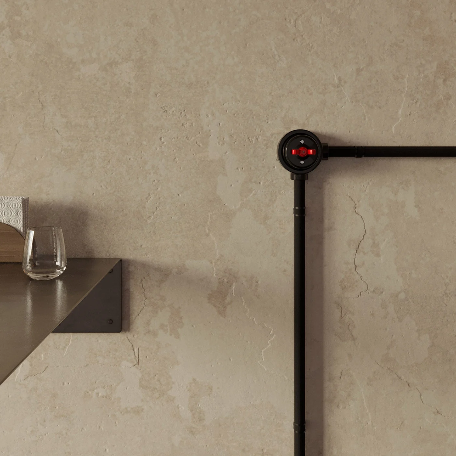 Black porcelain base for electrical outlet and switch/selector compatible with Creative-Tubes - from 1 to 4 outputs - Image 11