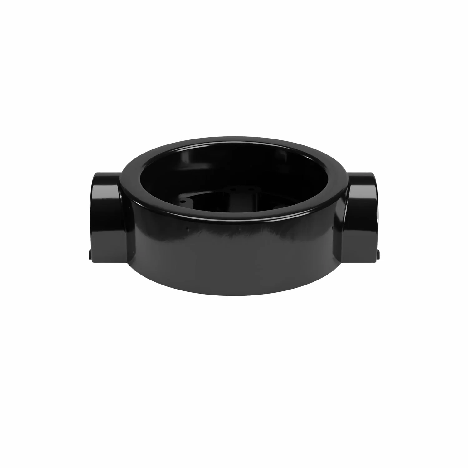Black porcelain base for electrical outlet and switch/selector compatible with Creative-Tubes - from 1 to 4 outputs - Image 15