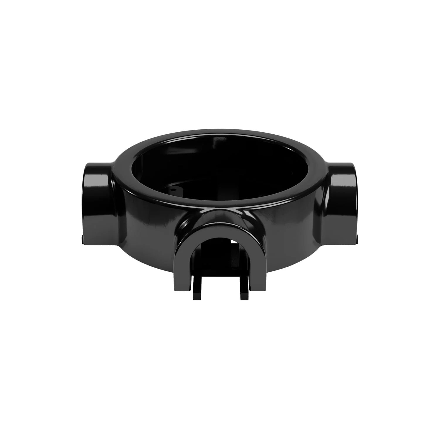 Black porcelain base for electrical outlet and switch/selector compatible with Creative-Tubes - from 1 to 4 outputs - Image 22