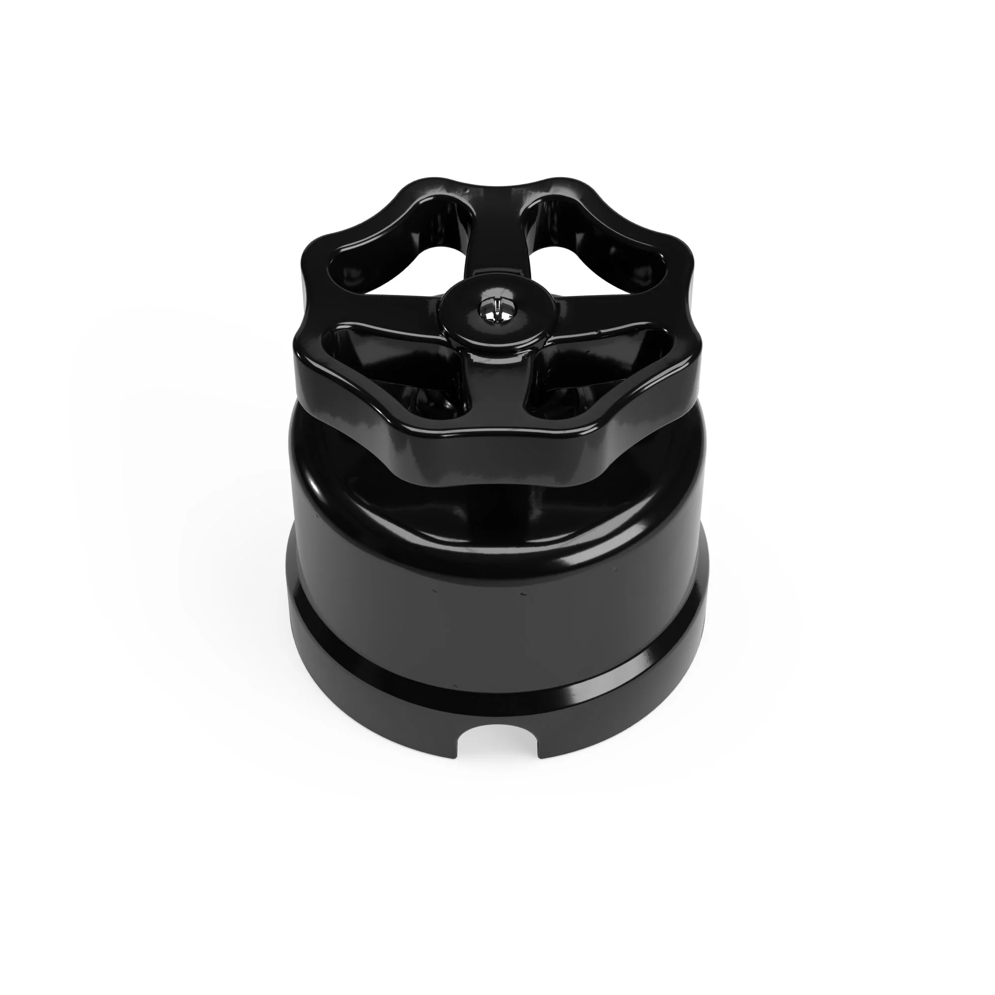 Black porcelain switch/deviator with knob - Image 8