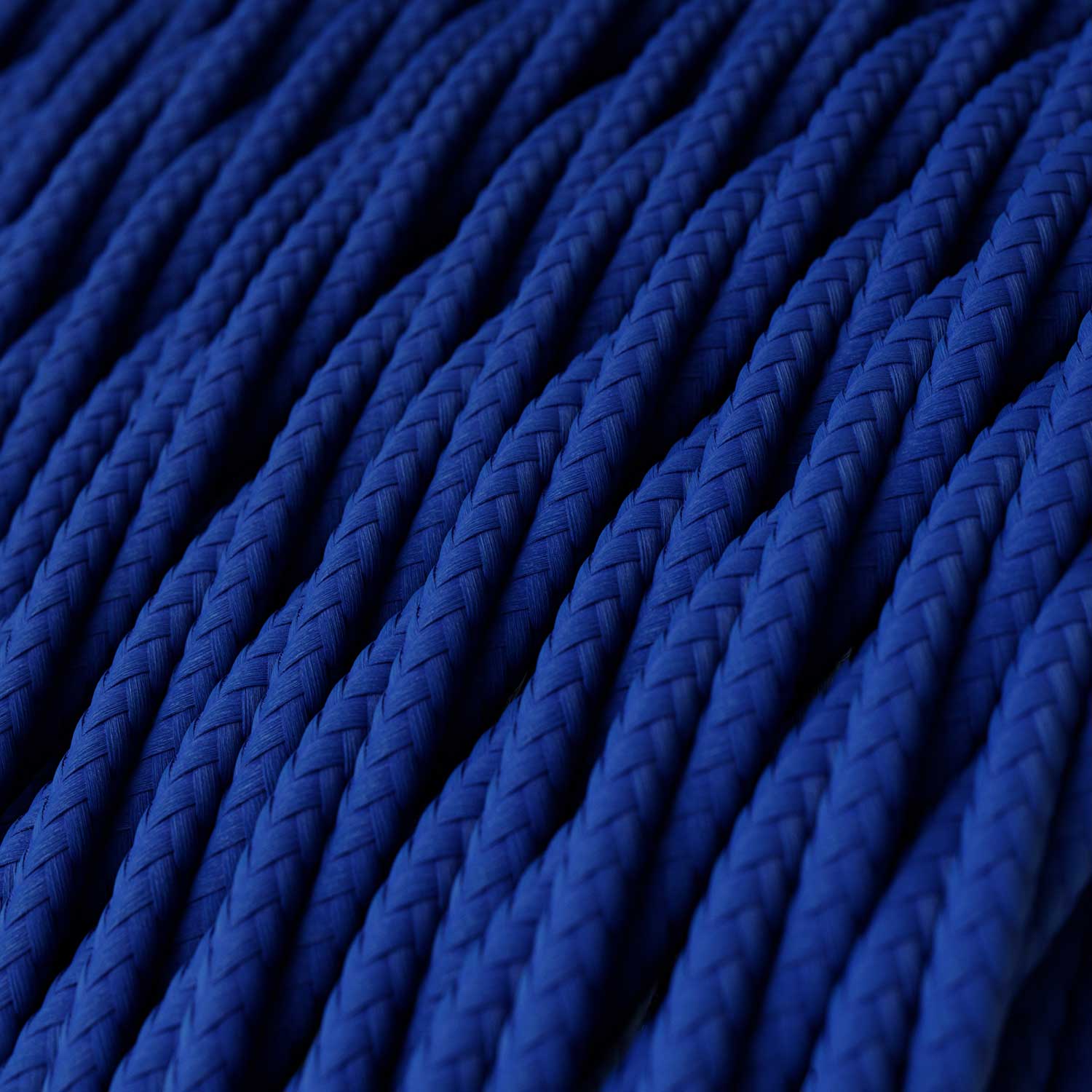 Blue Rayon covered twisted electrical cable - TM12 - Image 2