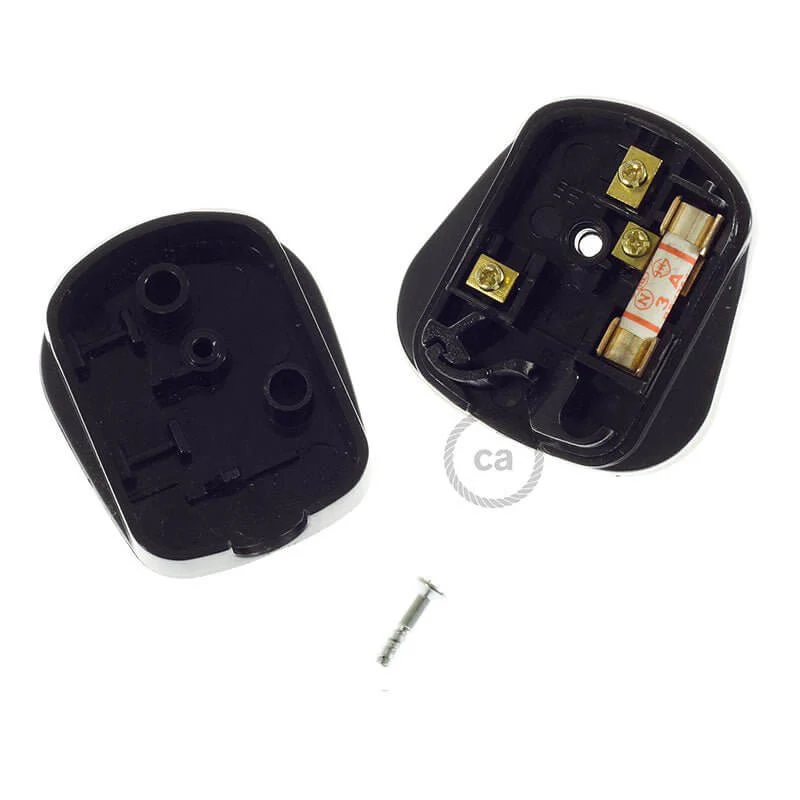 3-pole English plug - Black - Image 2