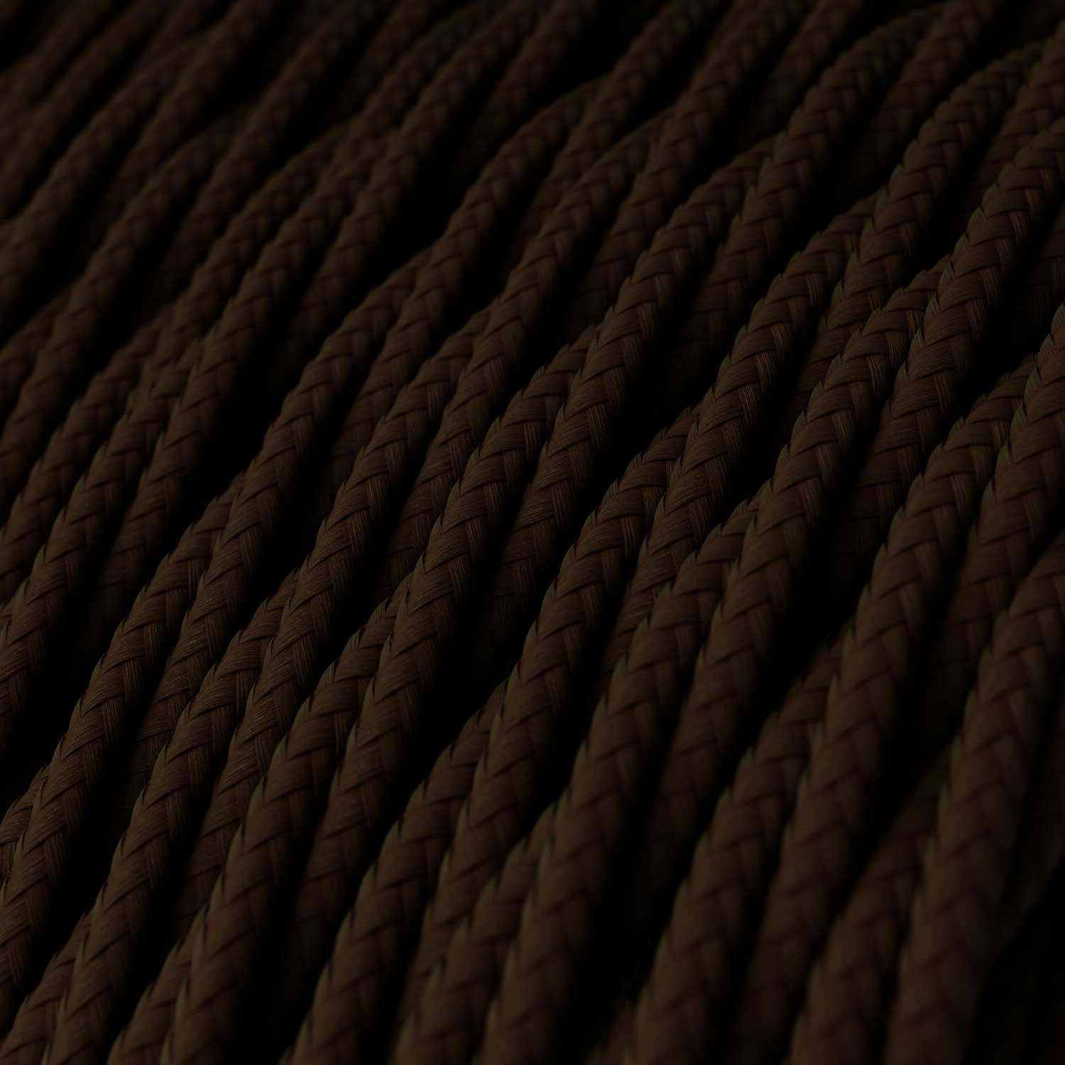 Brown Rayon covered twisted electric cable - TM13 - Image 2