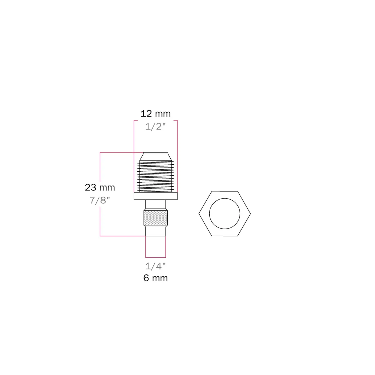 Central metal tensioner for 2-hole Ceiling canopy - M10x1 fitting for designer pendants - Image 4