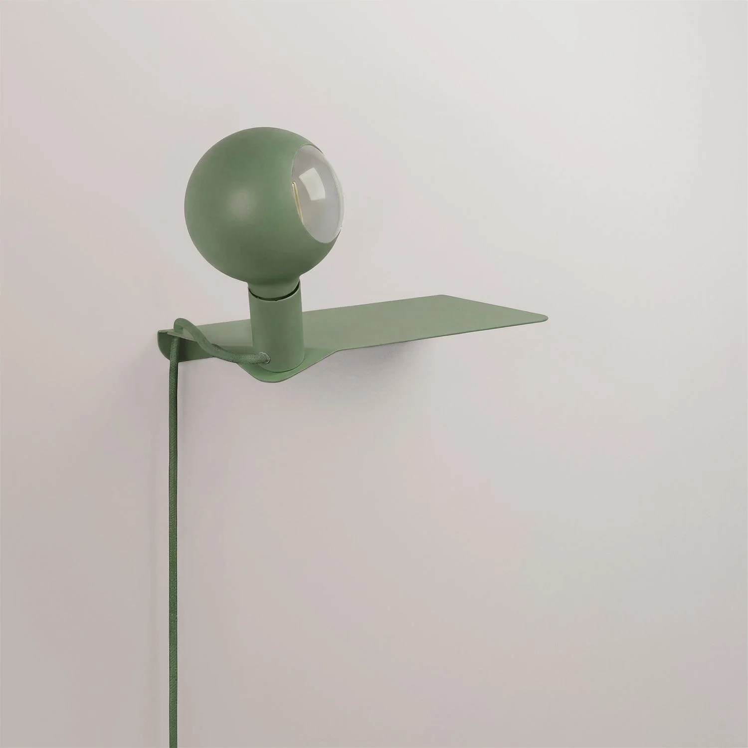 Combo Camo - Lamp with shelf and UK plug - Green - Image 4