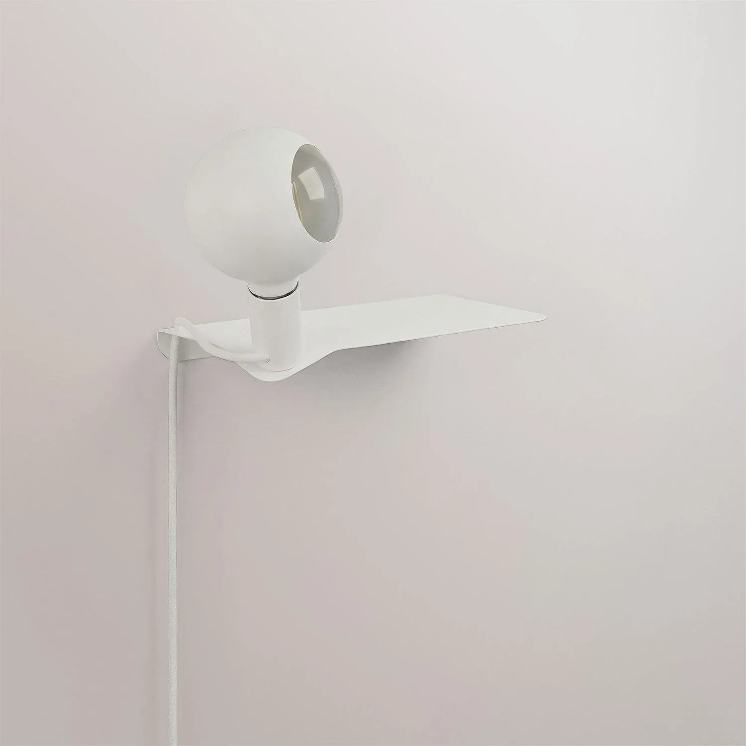 Combo Camo - Shelf lamp with UK Plug - White - Image 4