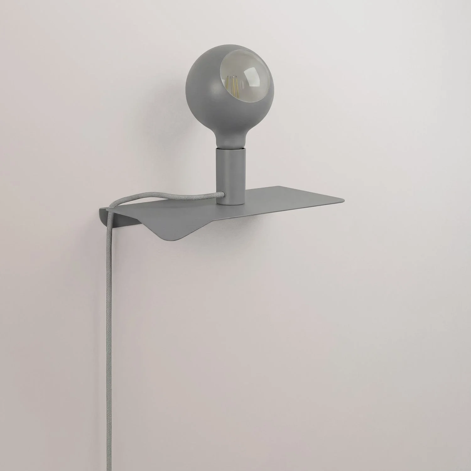 Combo Camo - Shelf lamp with UK Plug - Grey - Image 3