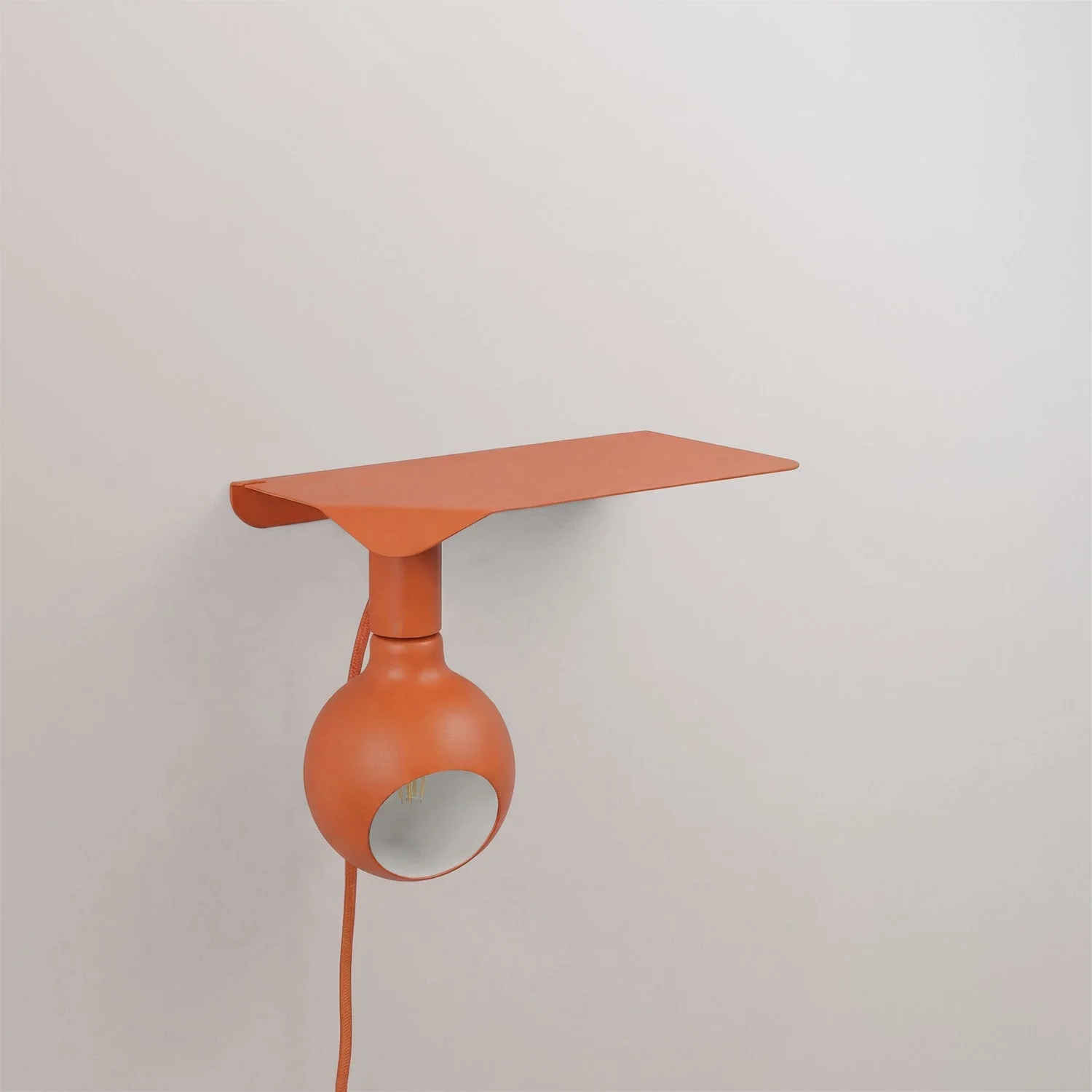 Combo Camo - Shelf lamp with UK Plug - Orange - Image 5