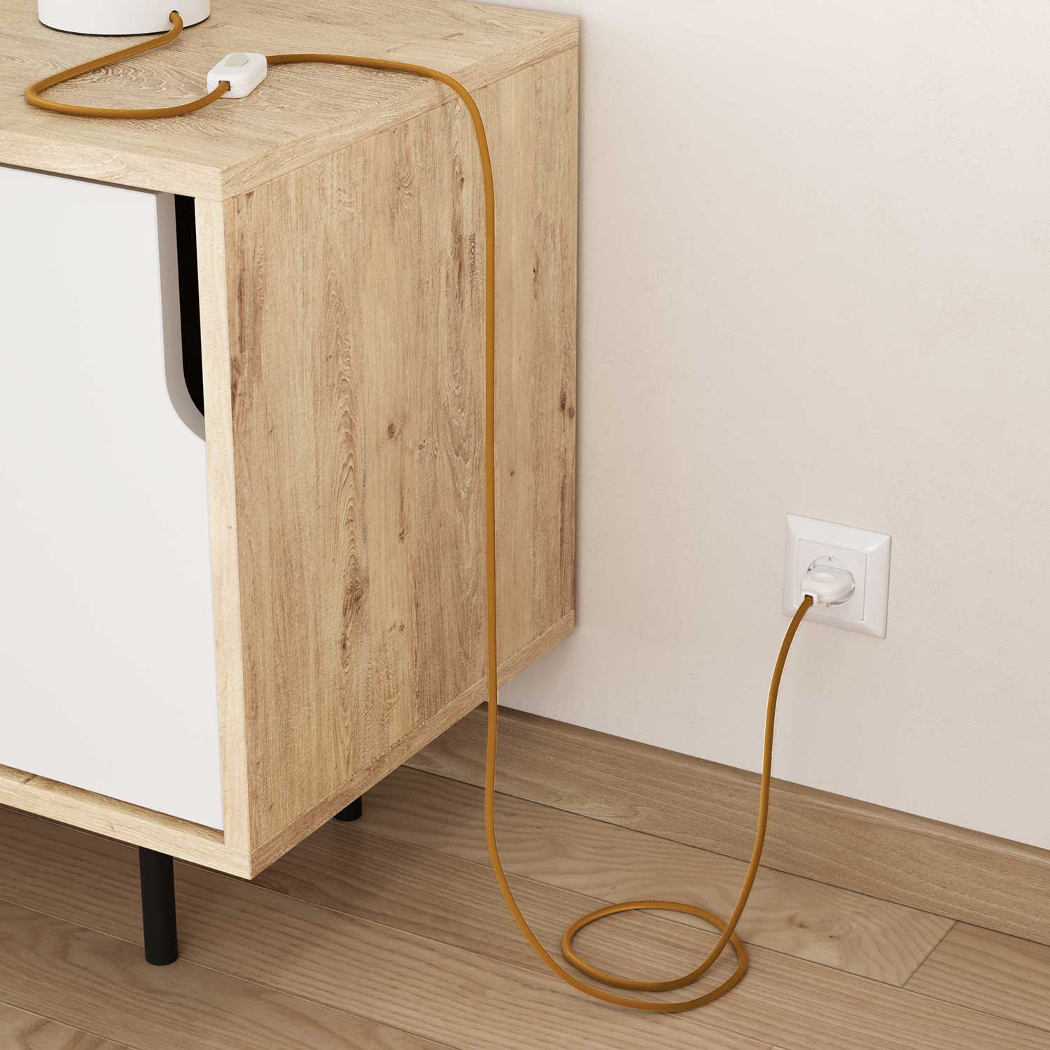 Golden Honey cotton lighting cord - The Original Creative Cables, the right choice for your lamps - RC31 - Image 3