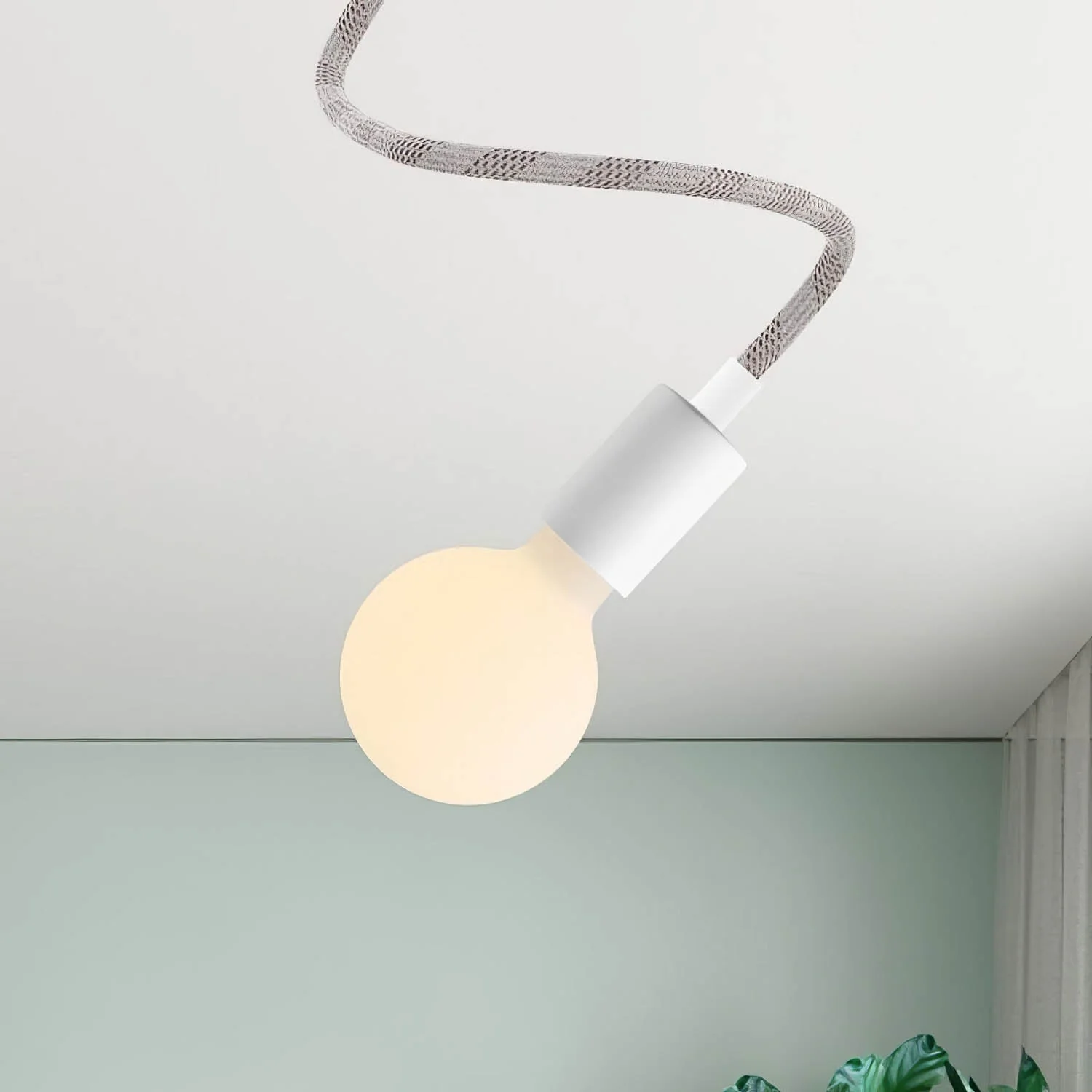 Creative Flex 60 cm wall or ceiling lamp - Matte White - Image 3
