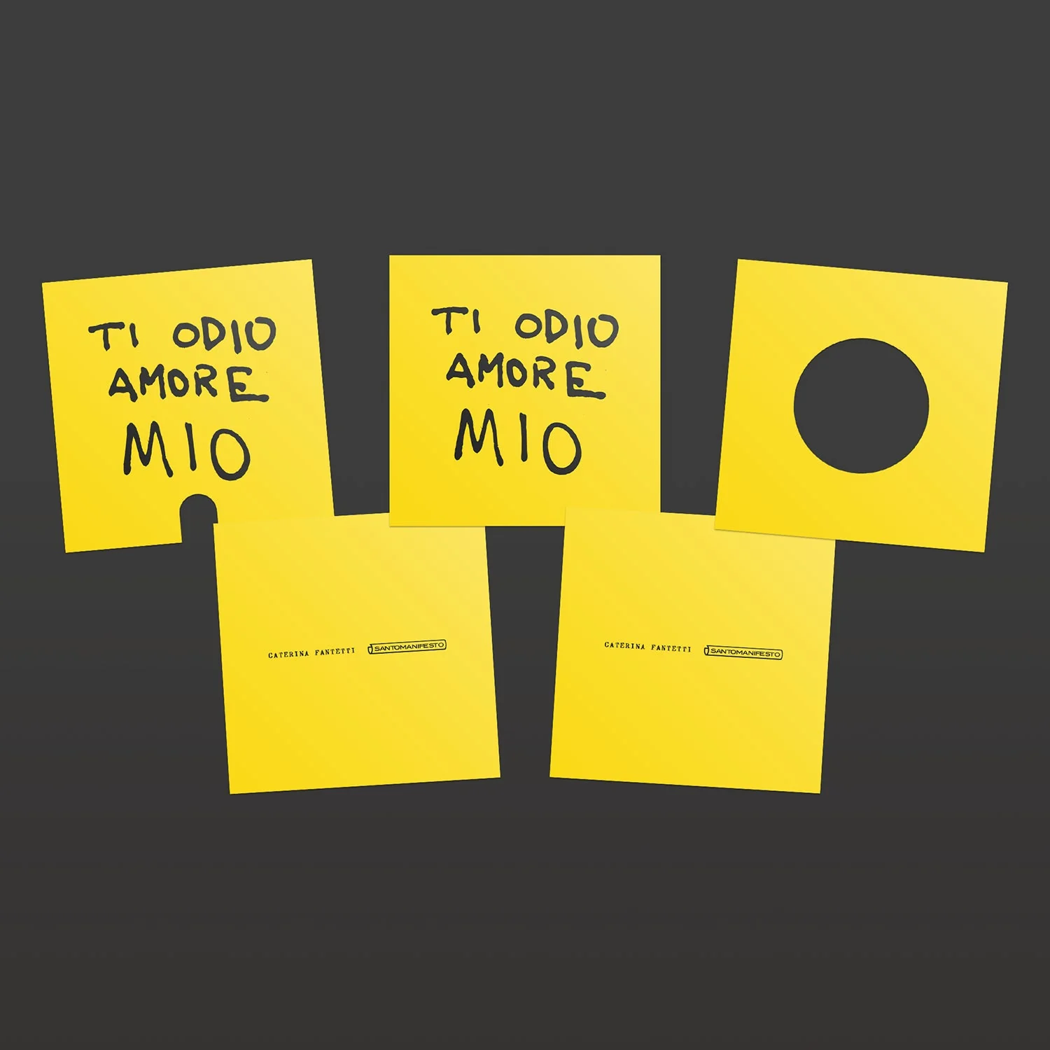 Cubetto table lamp with US plug, “Ti odio amore mio” Ghost bulb - Santomanifesto - Image 6