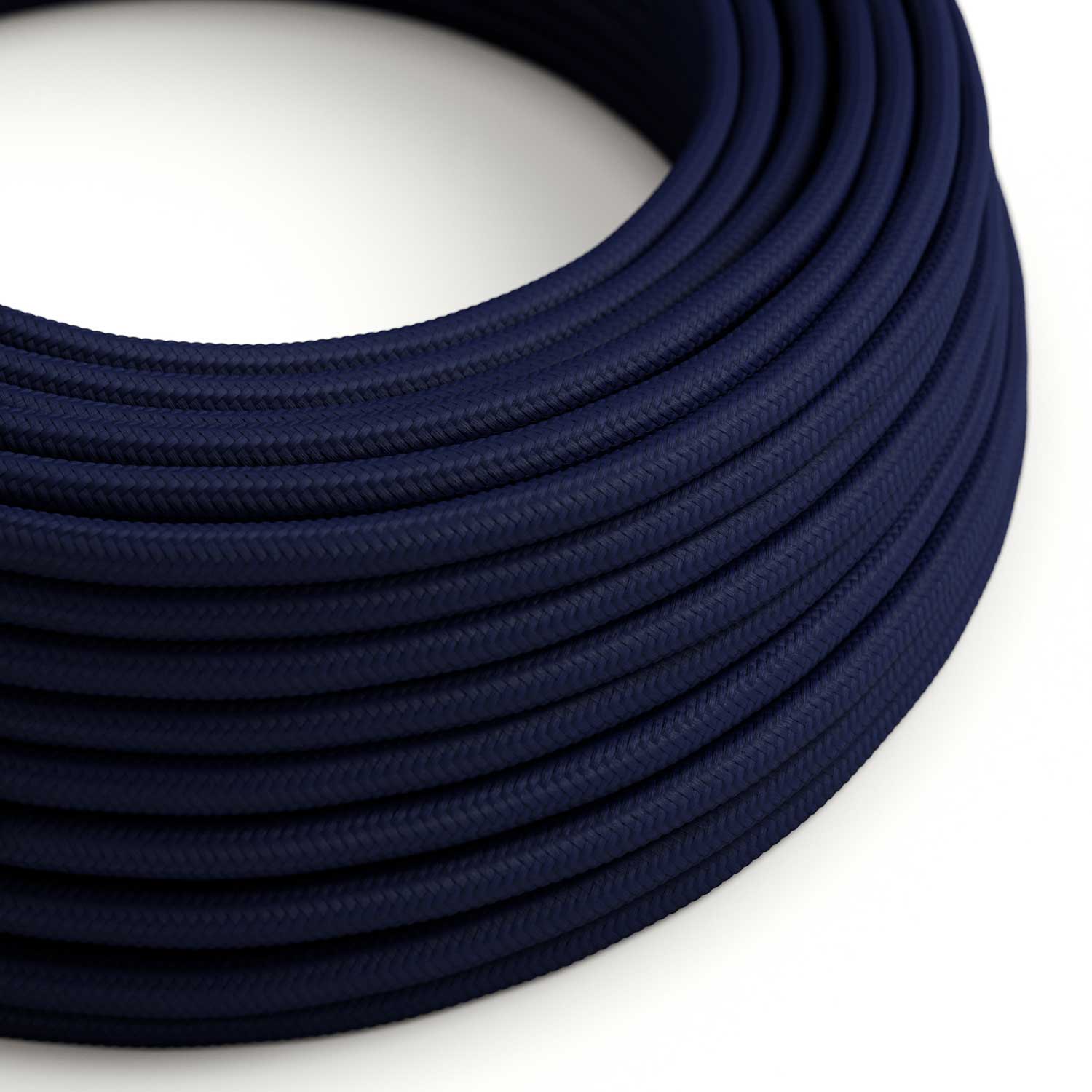 Cloth Covered Wire in Deep Blue textile - The Original Creative Cables, perfect for unique lighting designs - RM20