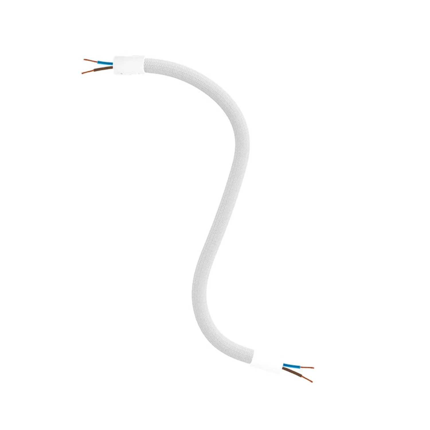 MAG-Y desk lamp with Flex, oval metal base, spot light, and UK plug - Matte White - Image 5