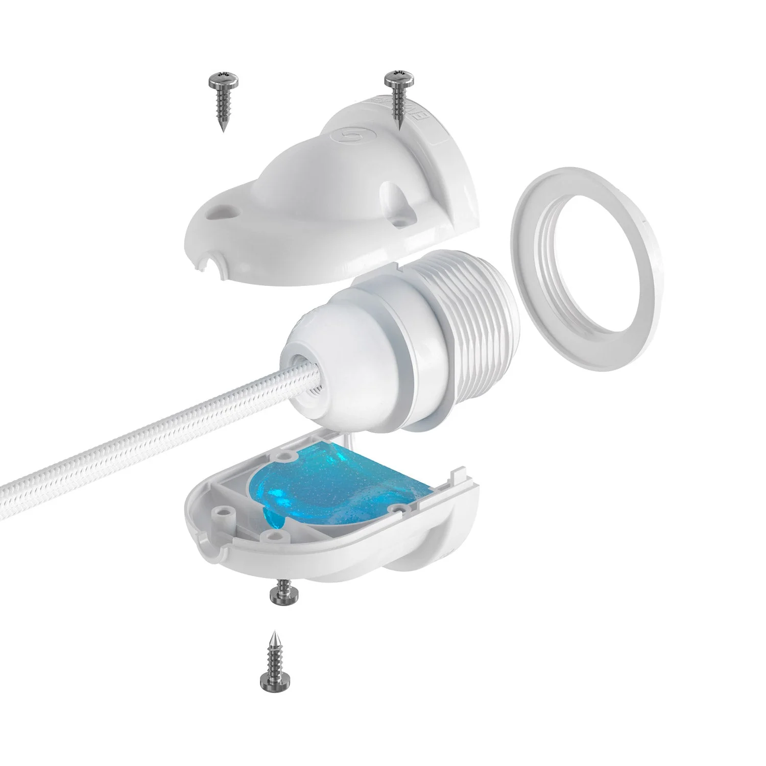 Eiva-1 - Outdoor E27 Socket IP65 protection for Modulair system - White - Image 7