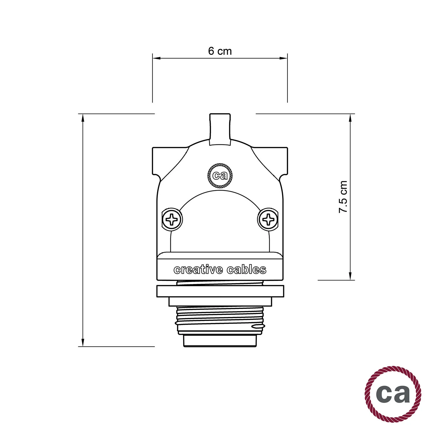 Eiva-2 - Outdoor socket with dual outlet IP65 E27 fitting for Modulair system - White - Image 8
