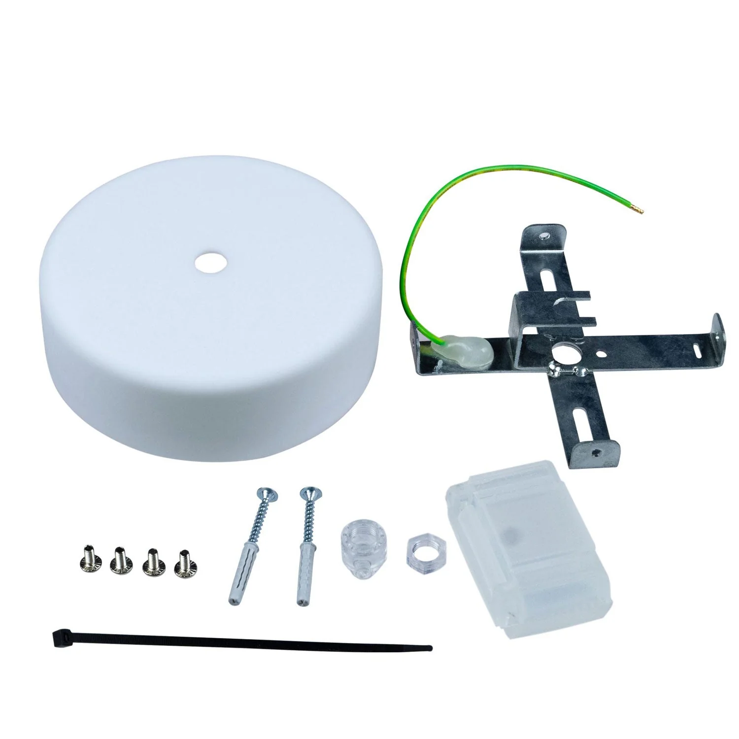 EIVA Soft Touch Silicone Ceiling Canopy Kit for Outdoor IP65 - Modulair System - White - Image 3
