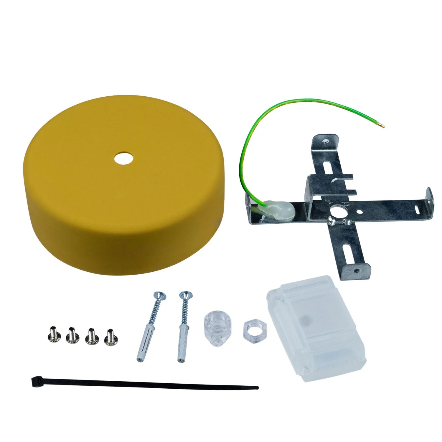 EIVA Soft Touch Silicone Ceiling Canopy Kit for Outdoor IP65 - Modulair System - Mustard - Image 3