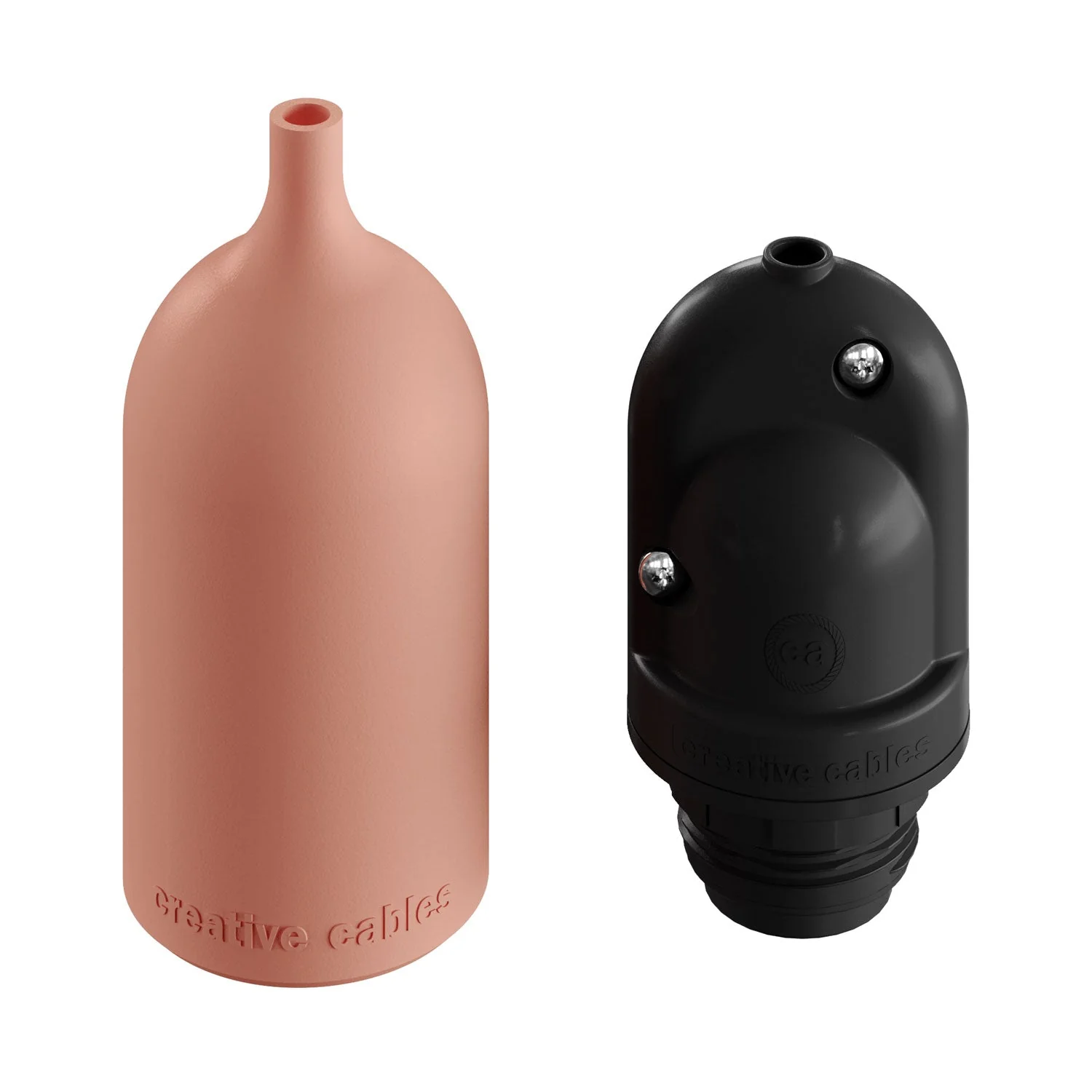EIVA PASTEL IP65 Outdoor Silicone Socket Kit E27 - Modulair System - Salmon - Image 6