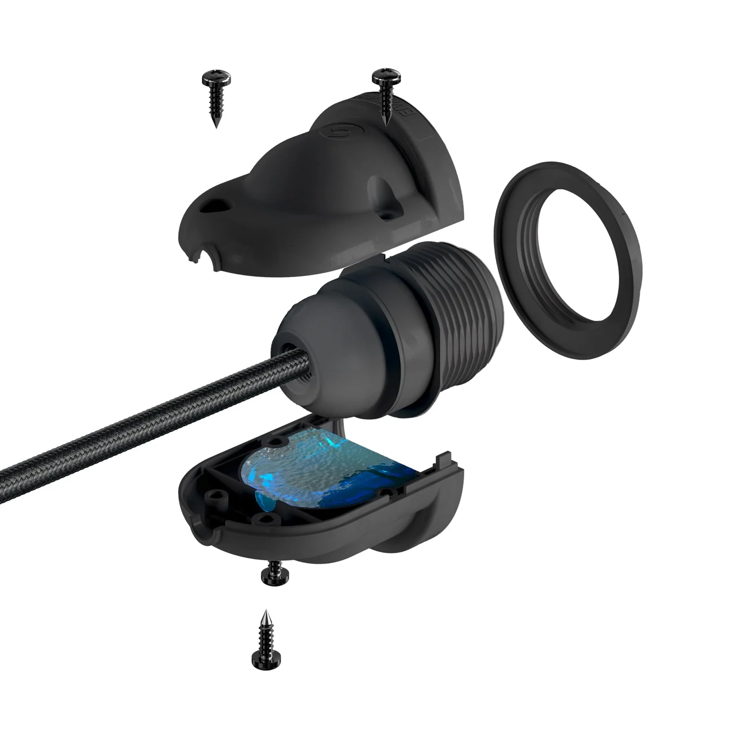 EIVA PASTEL IP65 Outdoor Silicone Socket Kit E27 - Modulair System - Salmon - Image 7
