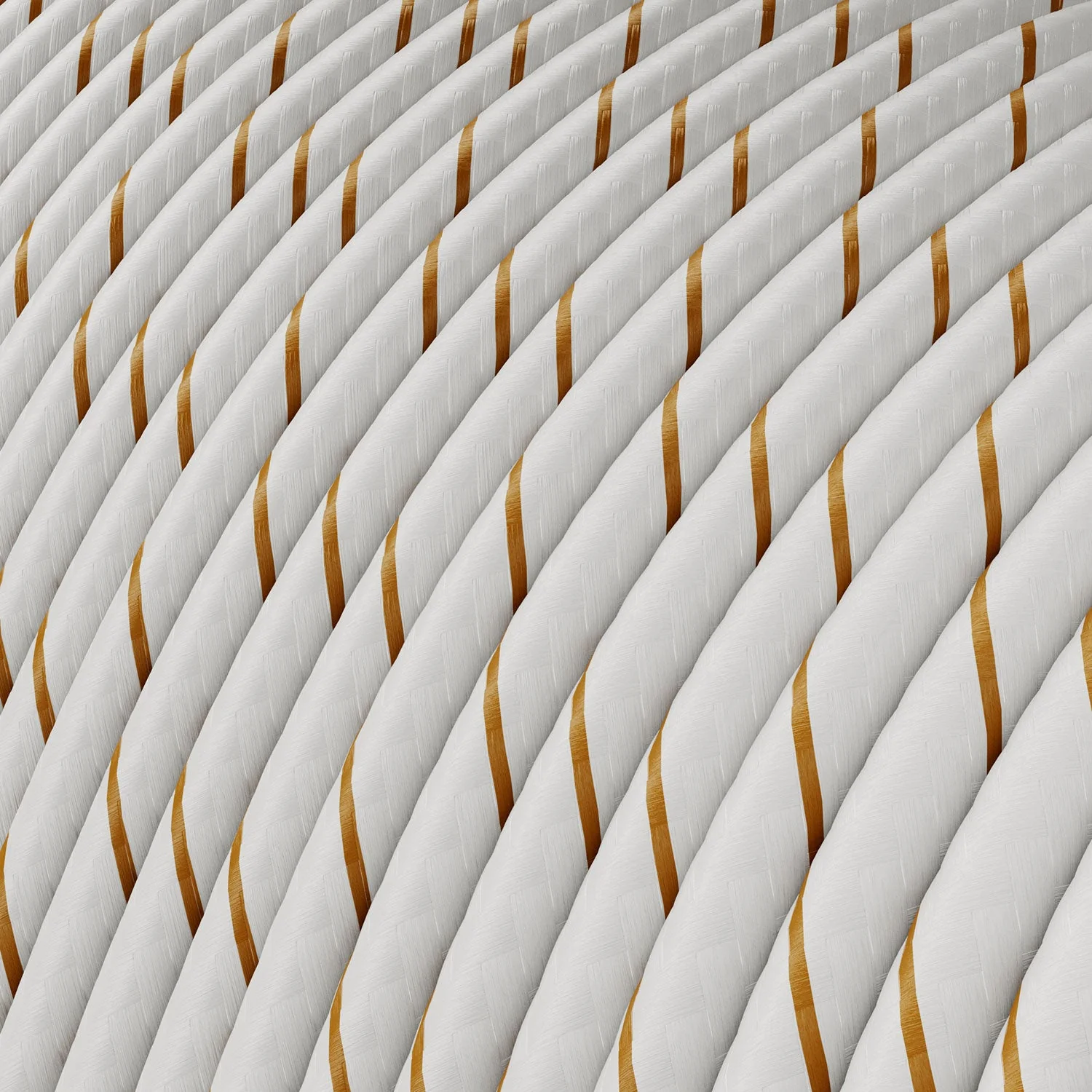 Extra-low-voltage power cable coated in Vertigo Beer Foam ERM43 silk-effect fabric - Image 2