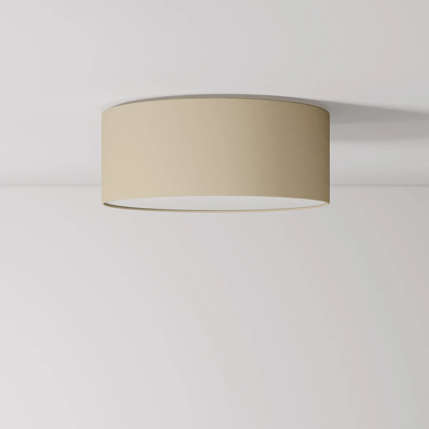 Small Arenal taupe fabric ceiling light - Made in Italy