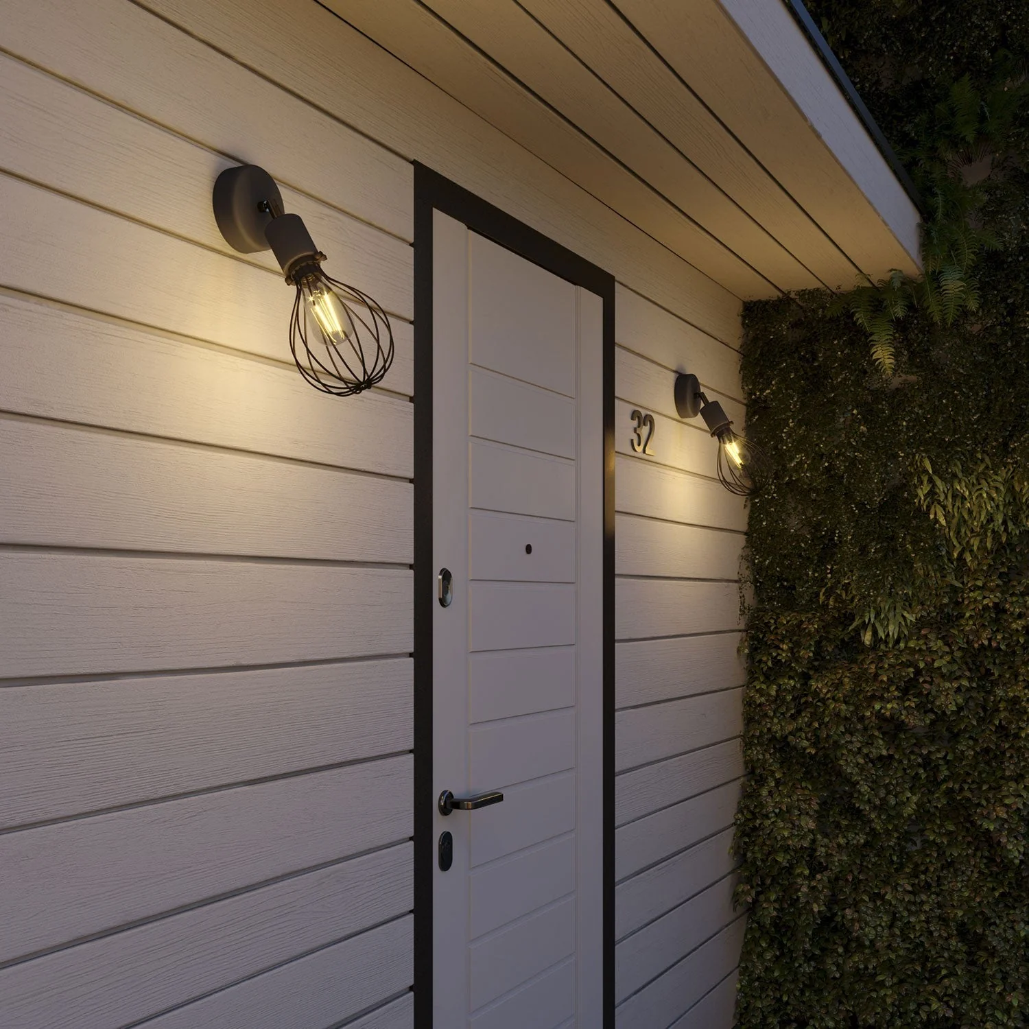 Fermaluce for Modulair lampshade ELEGANT with adjustable joint, ceiling canopy and IP65 waterproof socket - Black - Image 2