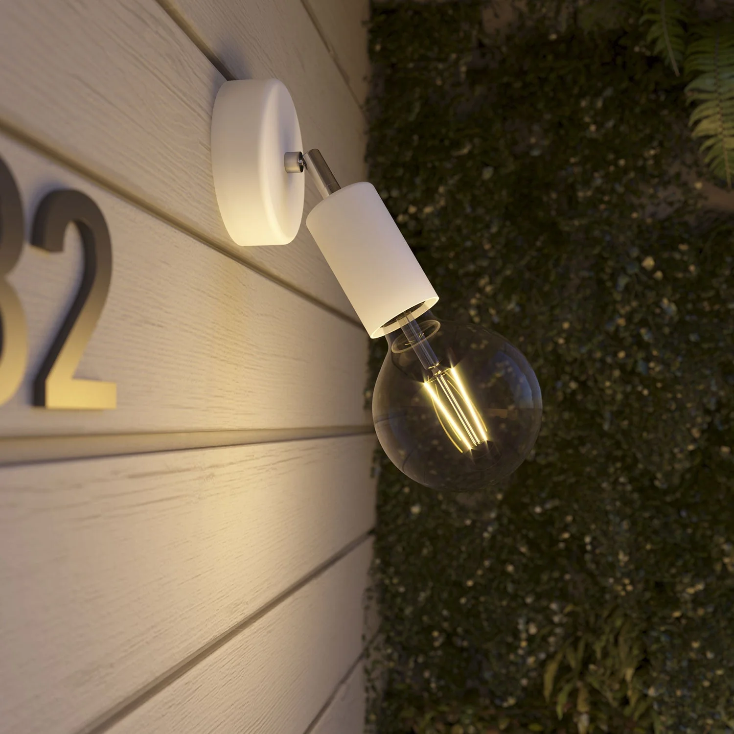 Fermaluce Modulair ELEGANT with adjustable joint, ceiling canopy and IP65 waterproof socket - White - Image 3