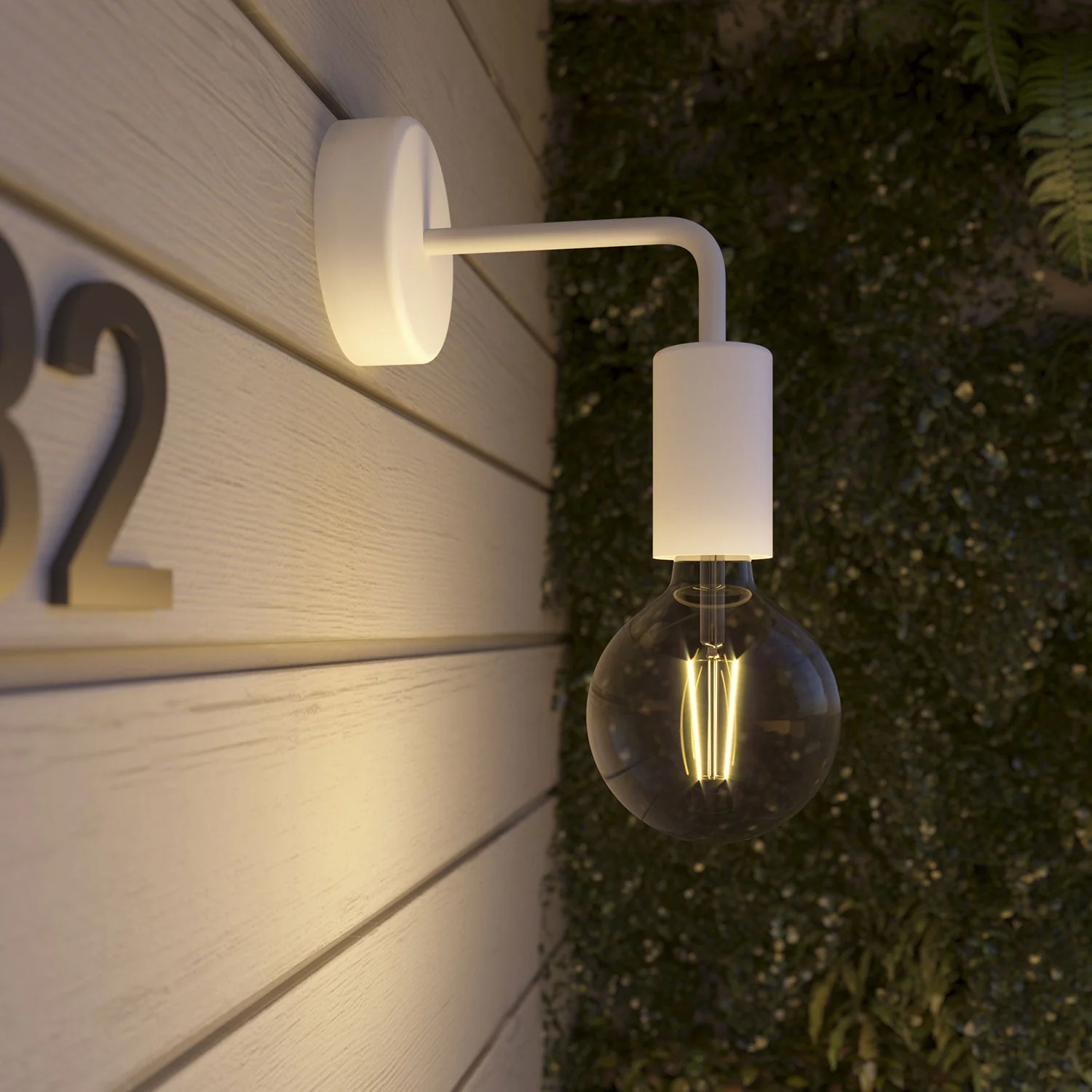 Fermaluce Modulair ELEGANT with L-extension, ceiling canopy and IP65 waterproof socket - White - Image 3