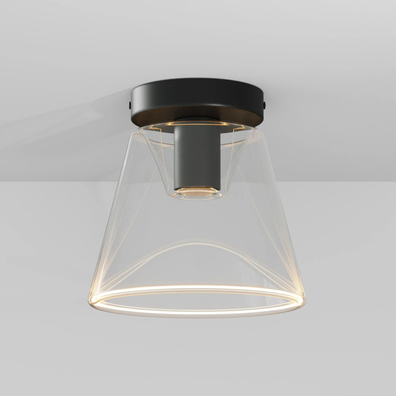 Fermaluce wall lamp Black with G01 bulb