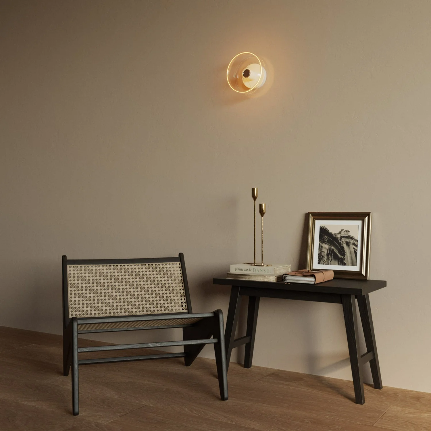 Fermaluce wall lamp Matt white with G02 bulb - Image 2
