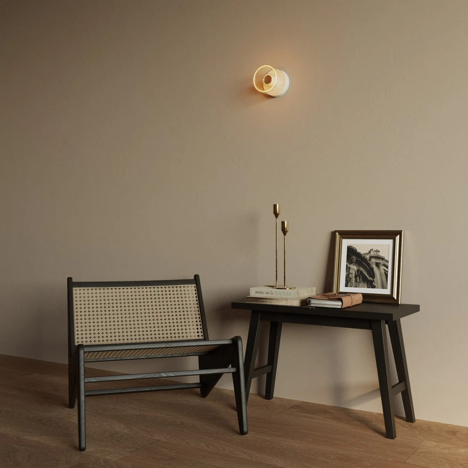 Fermaluce wall lamp Matt white with G03 bulb - Image 2