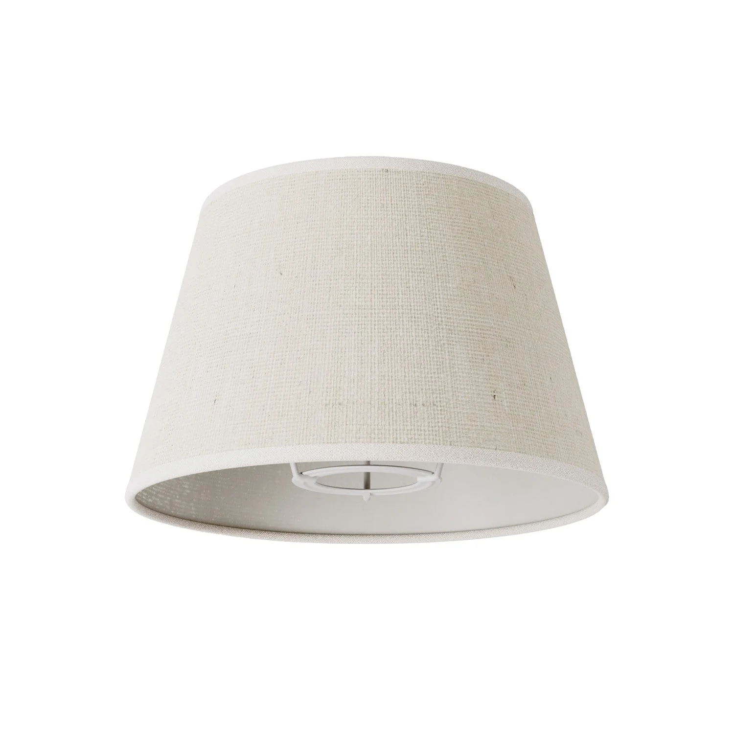 Fermaluce wall lamp with S-shaped extension and Impero lampshade - Light jute - Image 5