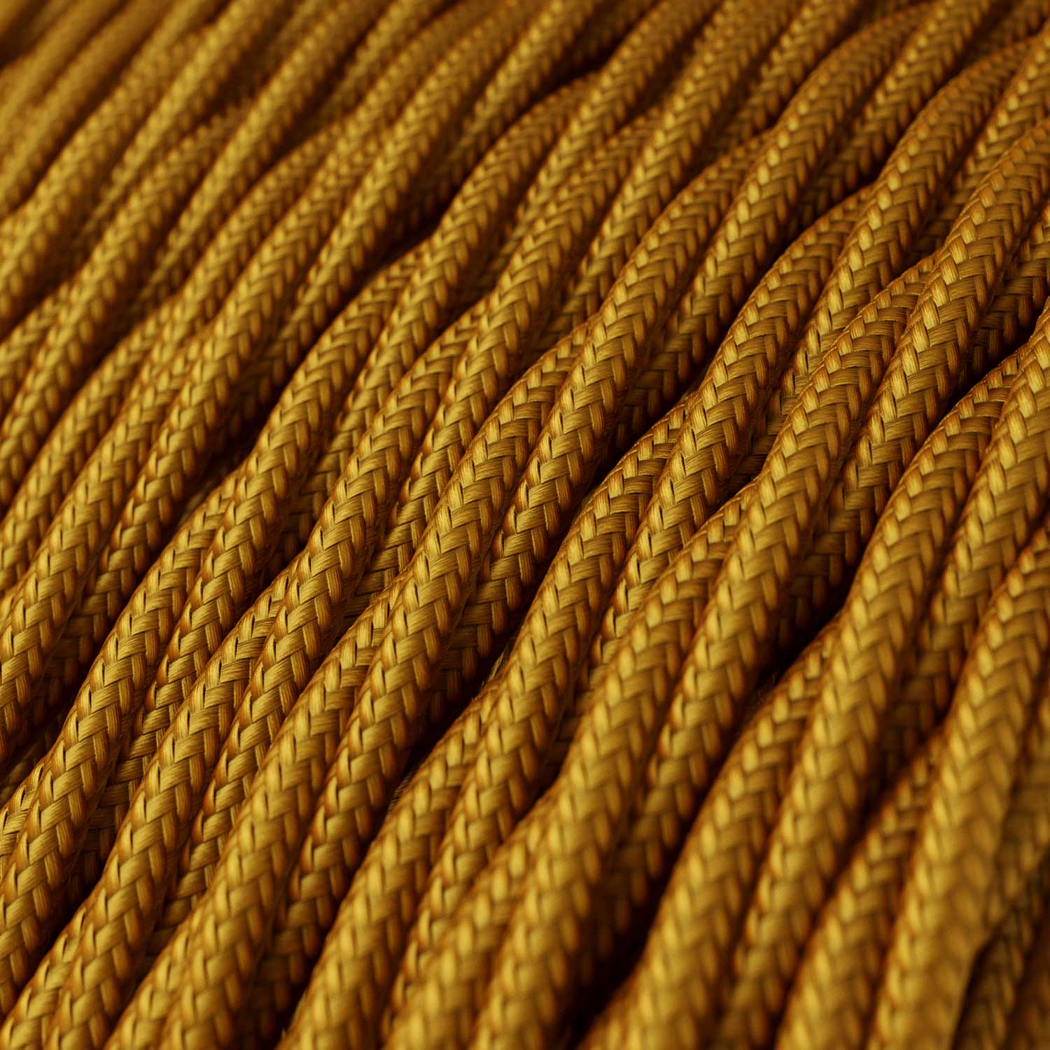 Gold Rayon covered twisted electric cable – TM05 - Image 2