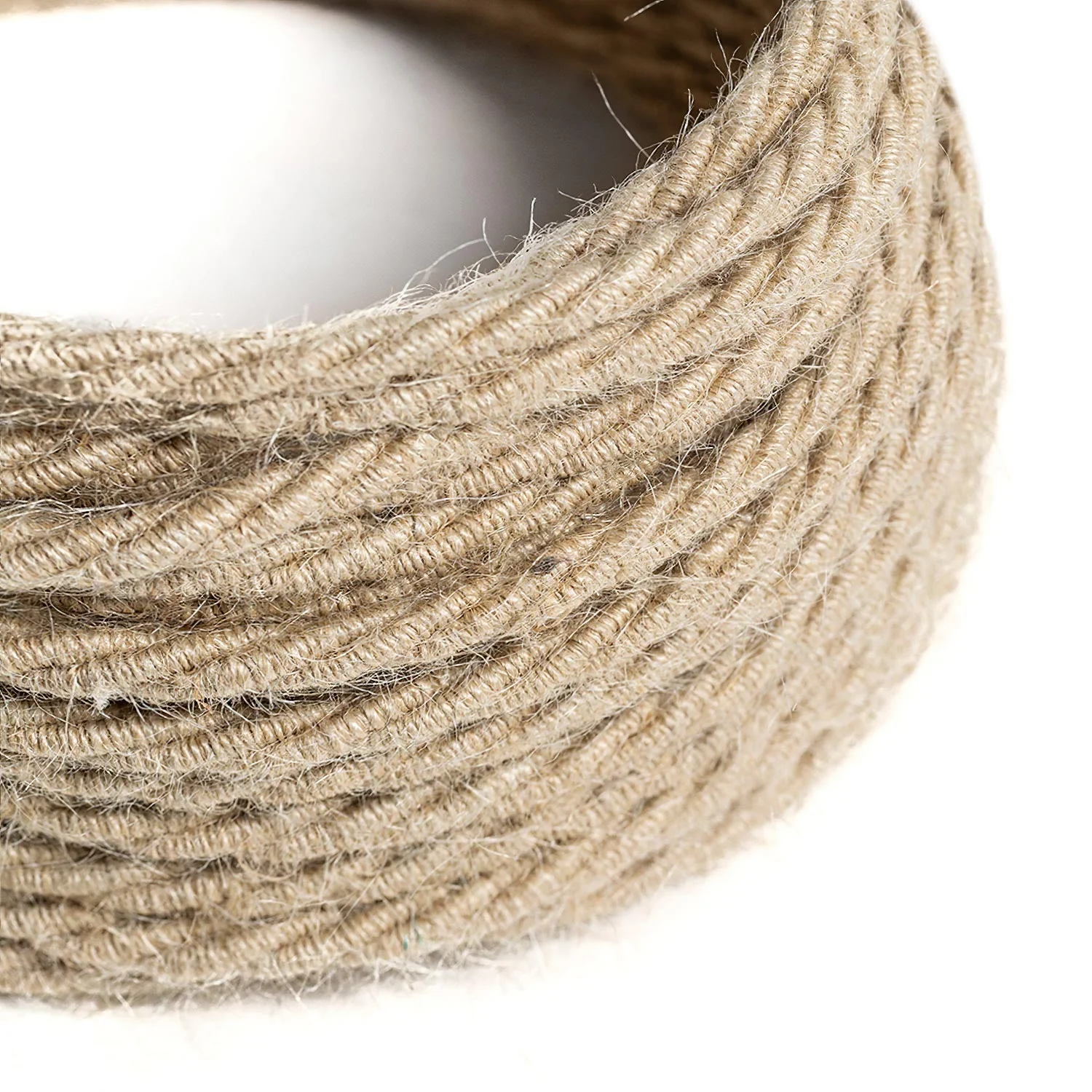 Jute covered twisted electric cable - TN06