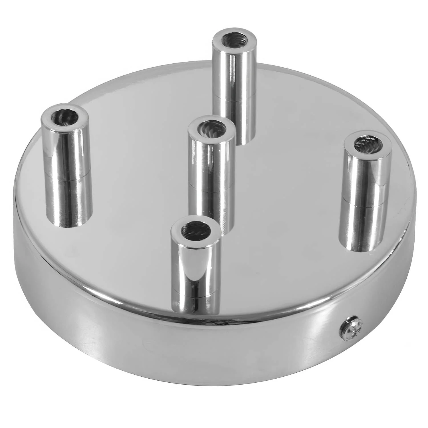 5-hole cylindrical metal ceiling canopy kit - Chrome - Image 7