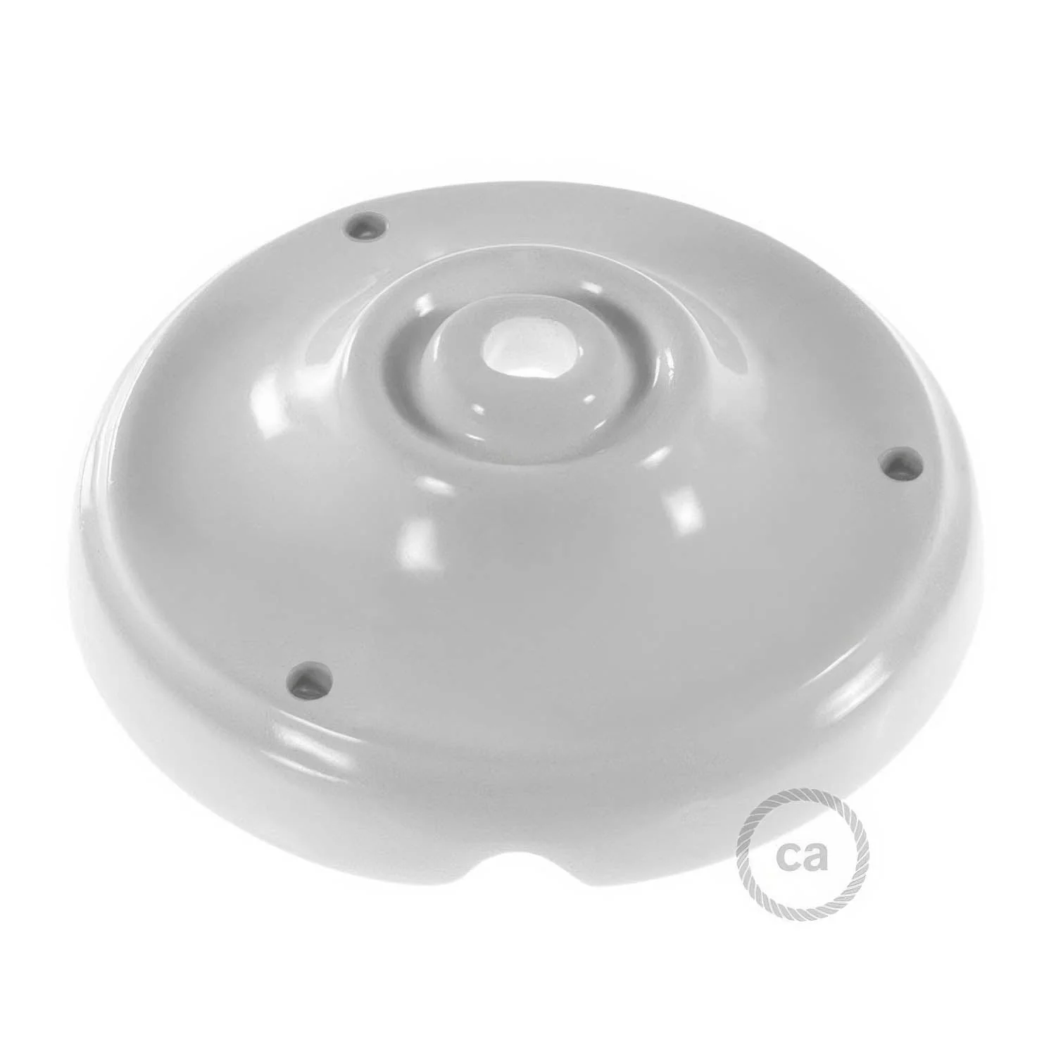 Porcelain ceiling canopy kit - White - Image 2