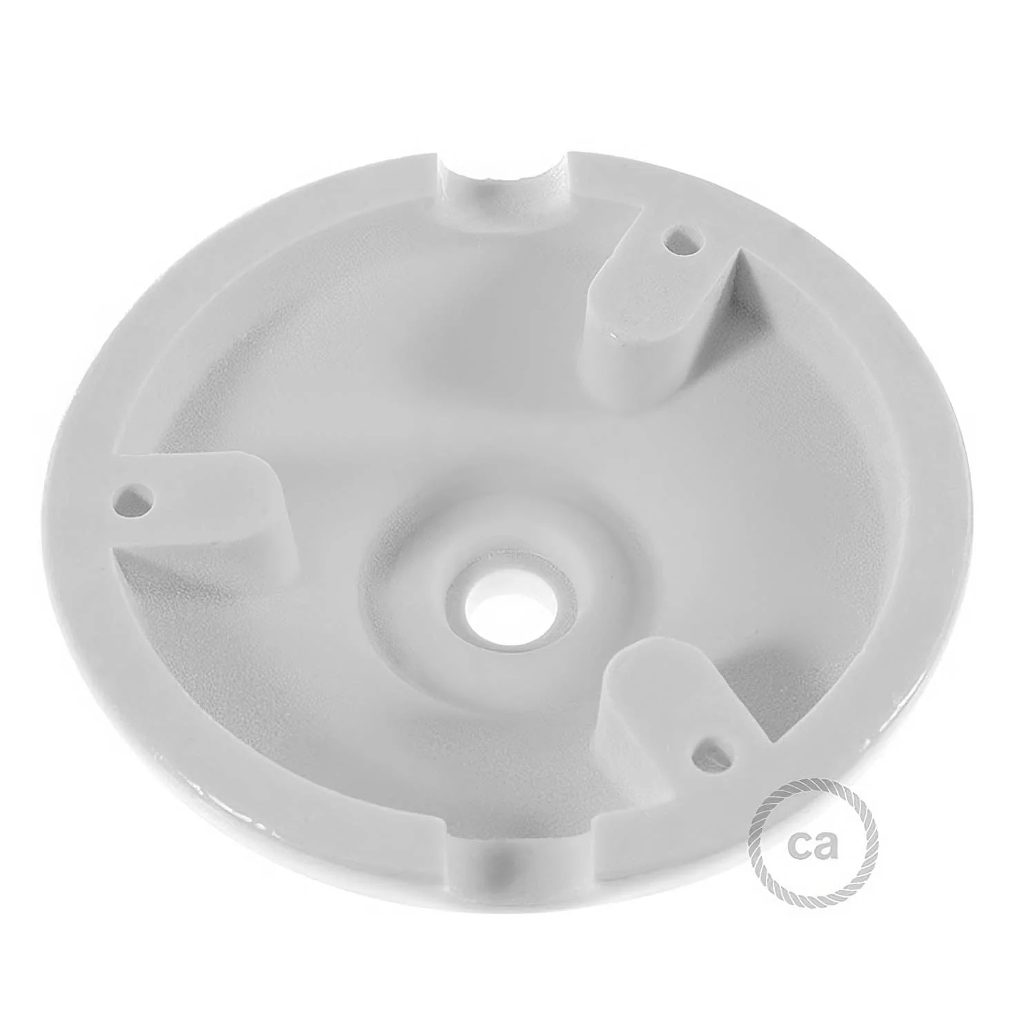 Porcelain ceiling canopy kit - White - Image 4