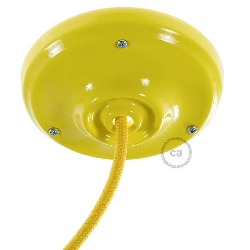 Porcelain ceiling canopy kit - Yellow
