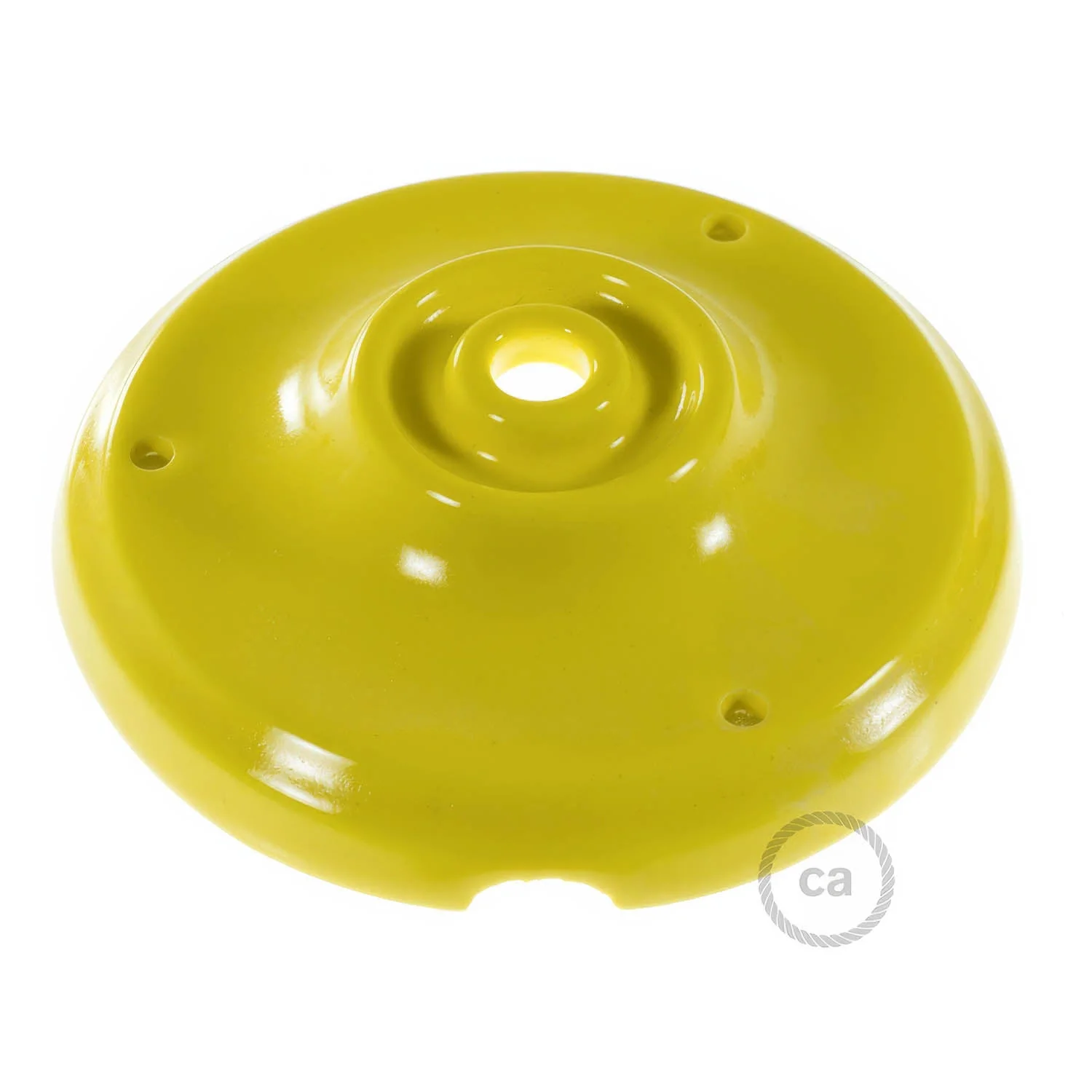 Porcelain ceiling canopy kit - Yellow - Image 2