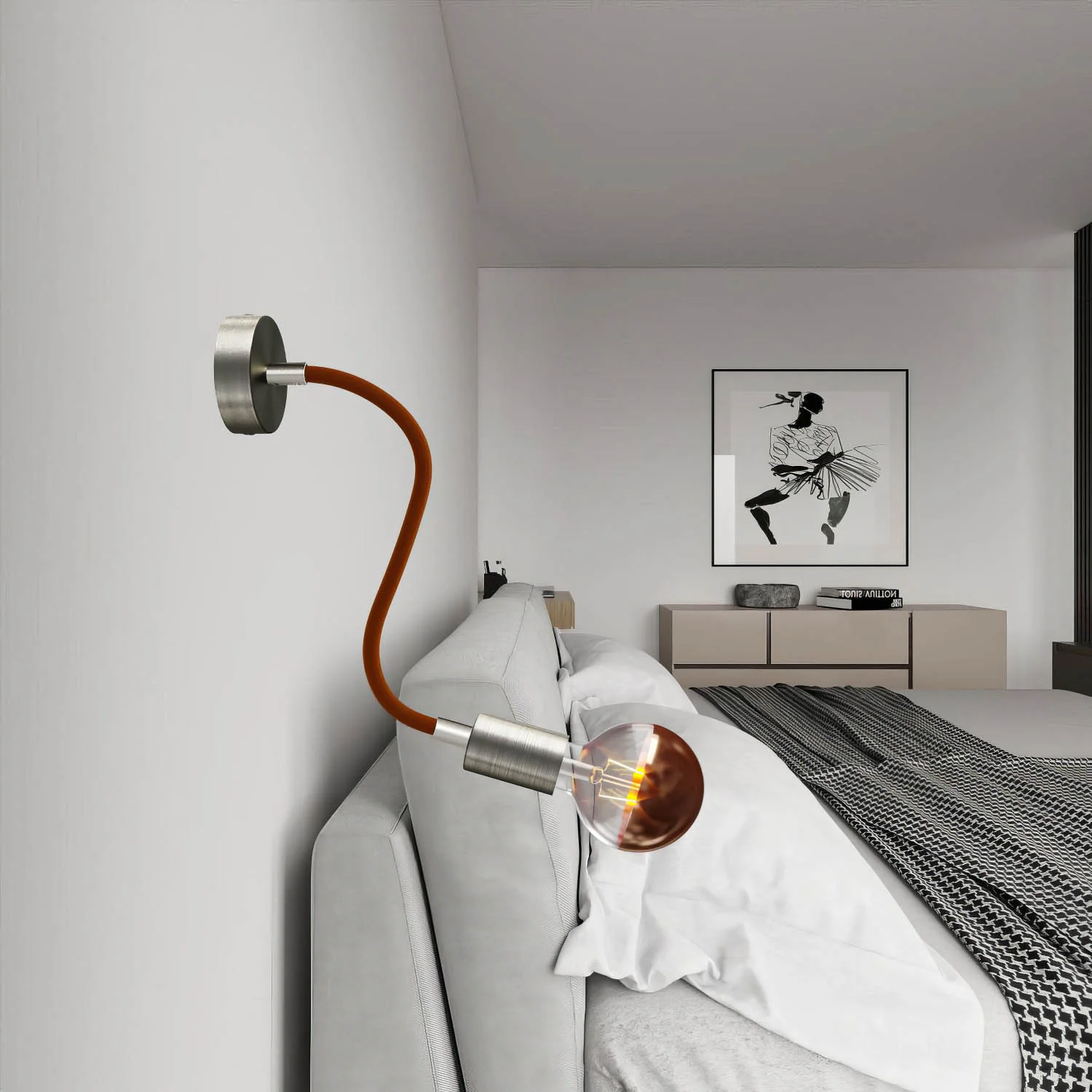 Creative Kit Flex extension fabric-covered hose RM13 Brown with metal ends - Image 20
