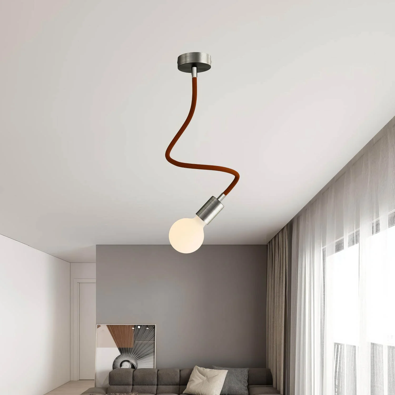 Creative Kit Flex extension fabric-covered hose RM13 Brown with metal ends - Image 23