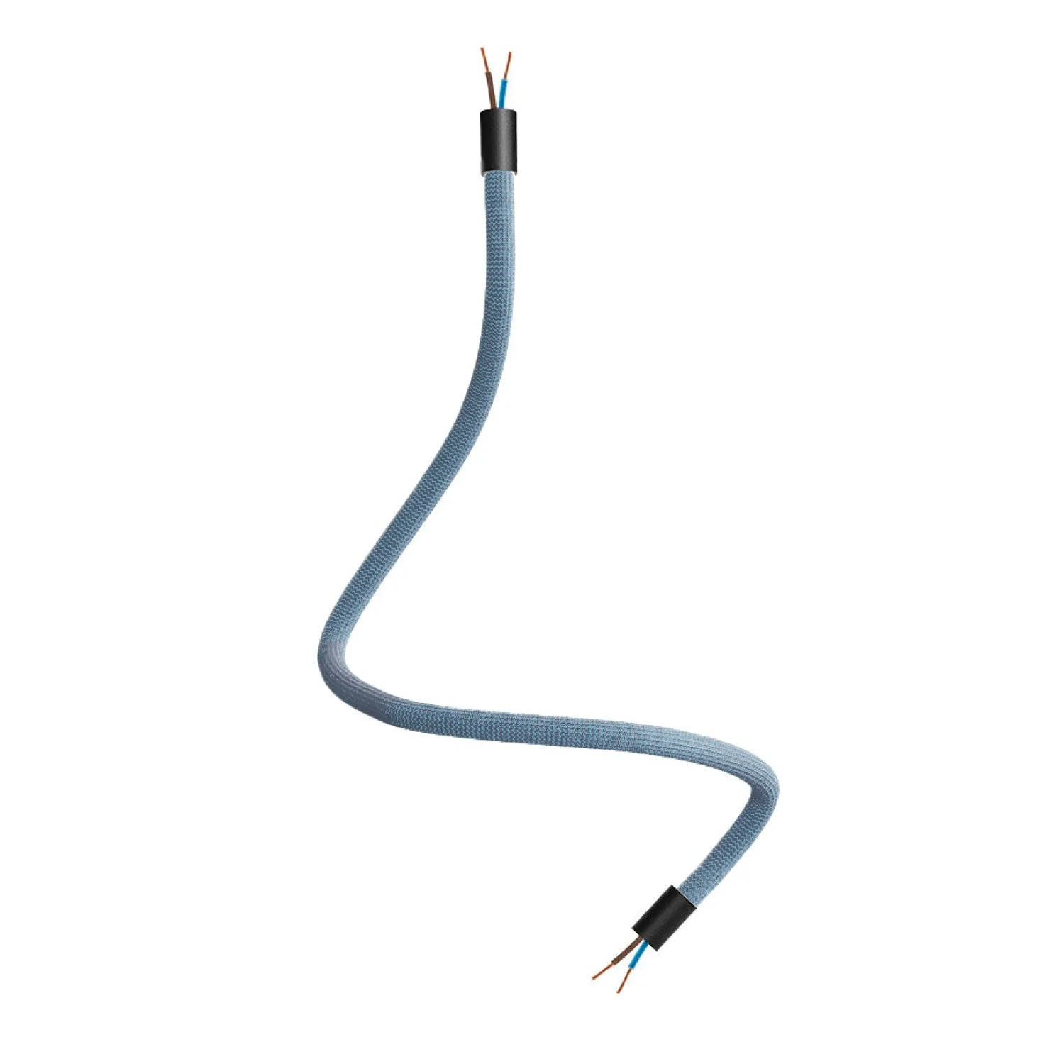 Creative Flex kit with RM78 Petrolio fabric-covered flexible tube and metal end caps - Image 15