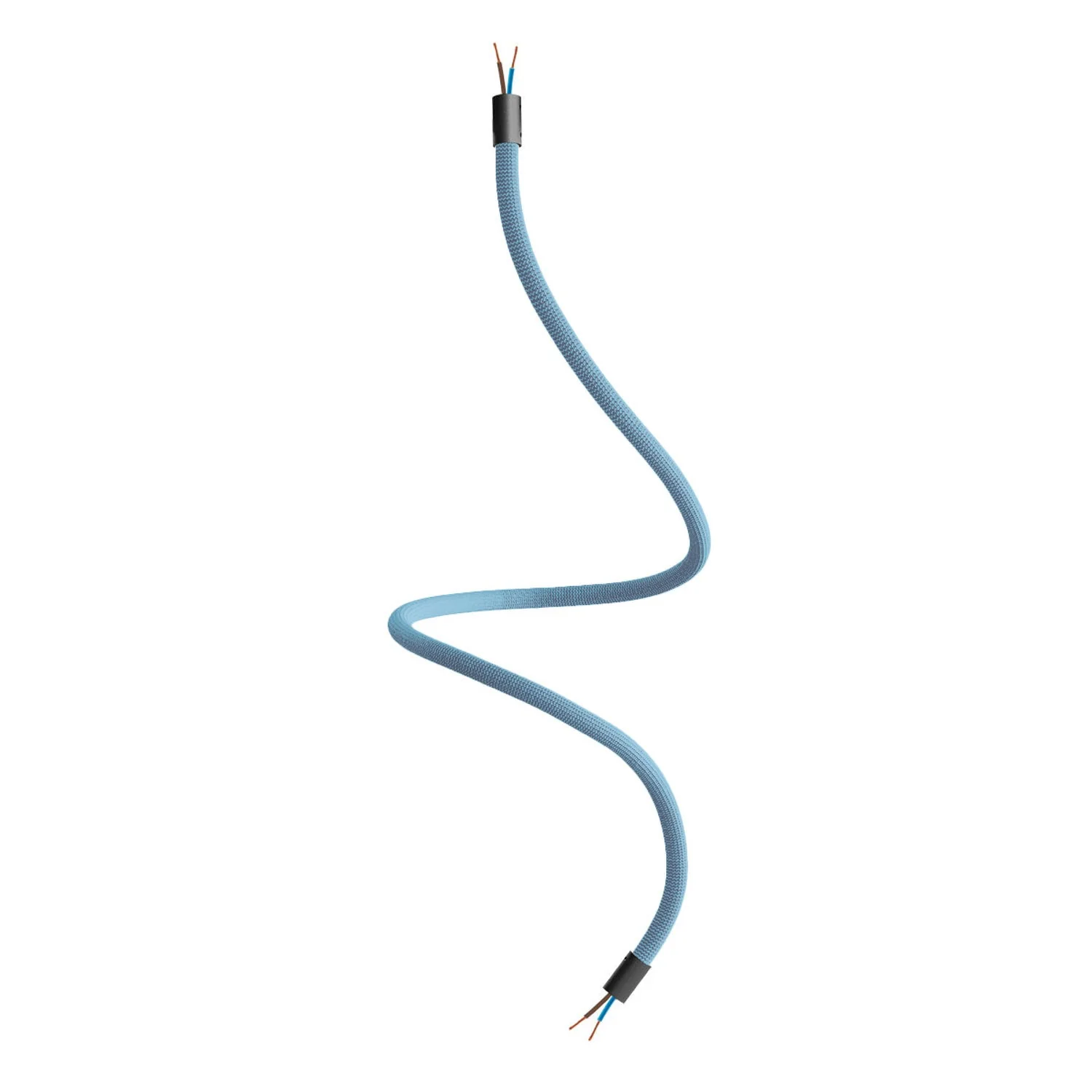 Creative Flex kit with RM78 Petrolio fabric-covered flexible tube and metal end caps - Image 17